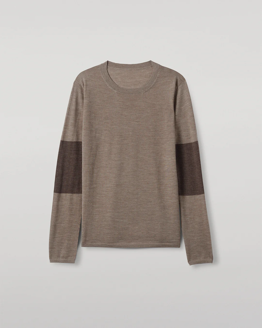 Euna Brown Superfine Cashmere T-Shirt - Image 2