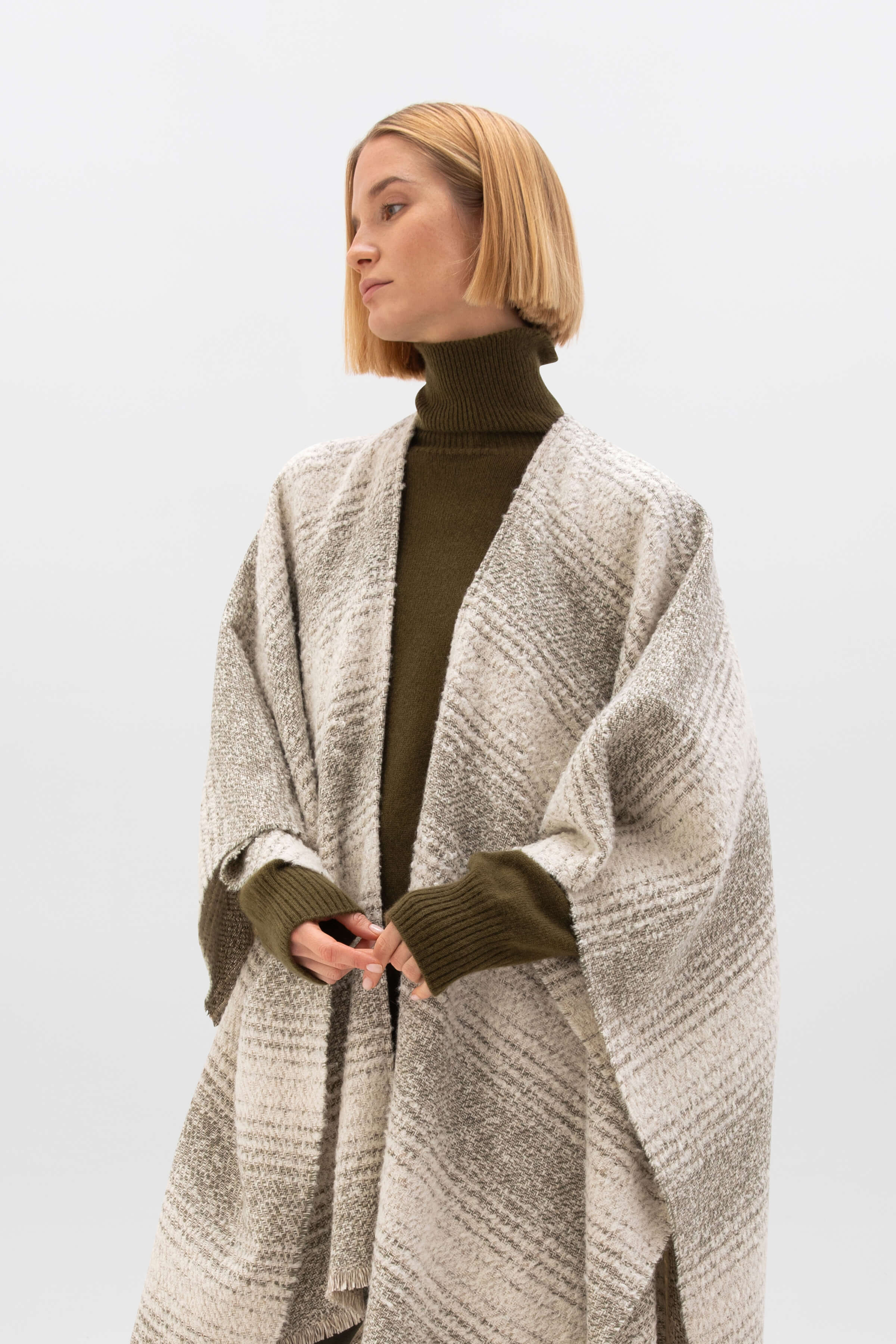 Textural Ombré Cape - Image 3