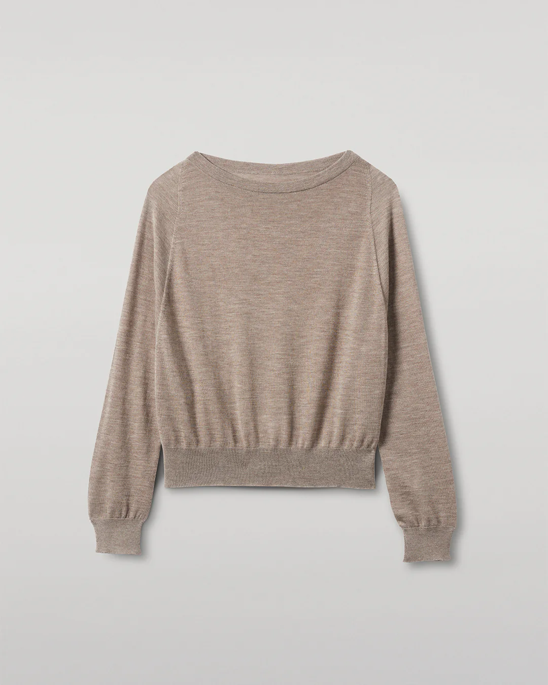 Finola Light Brown Superfine Cashmere Jumper - Image 2