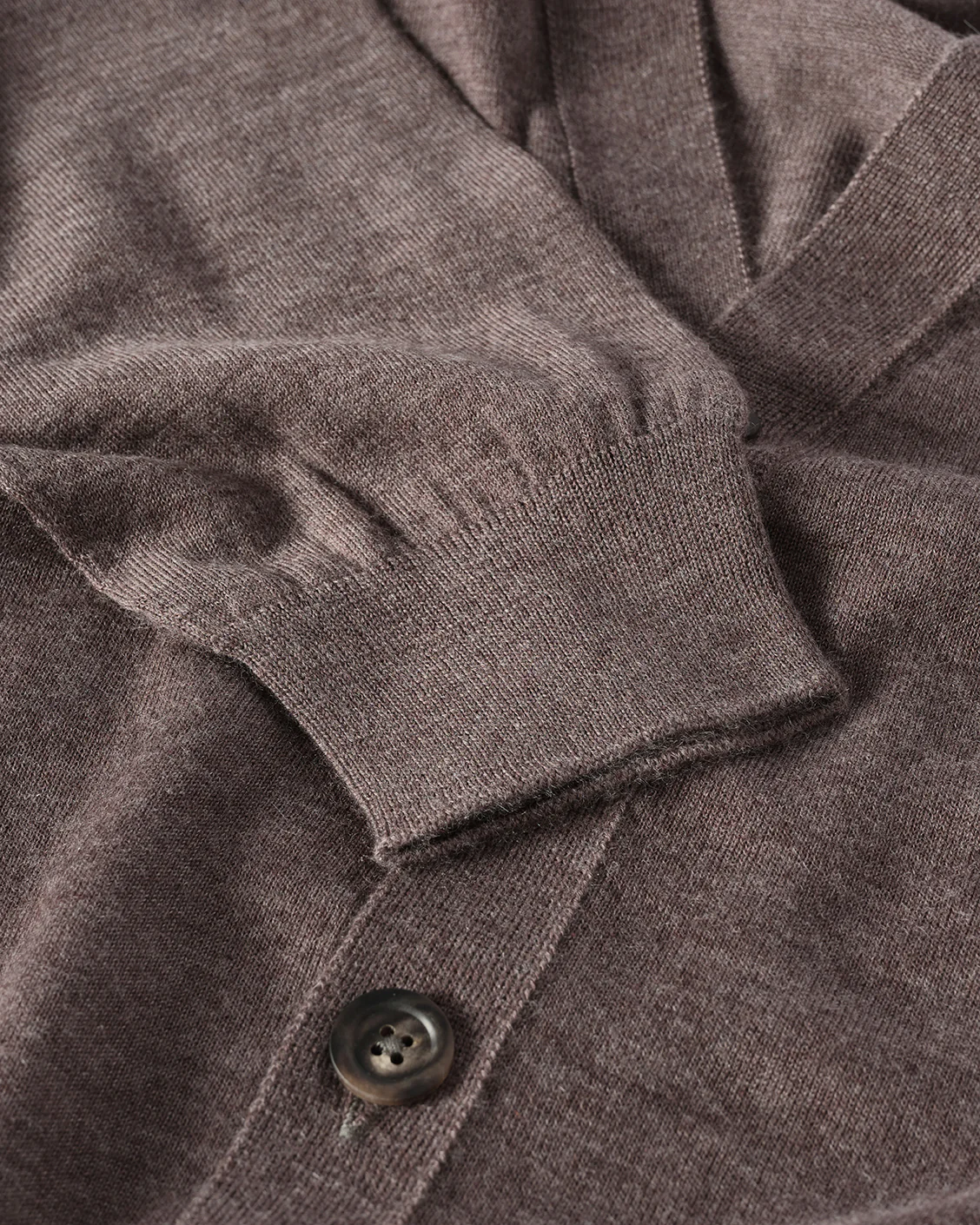 Forsyth Brown Superfine Cashmere Cardigan - Image 7