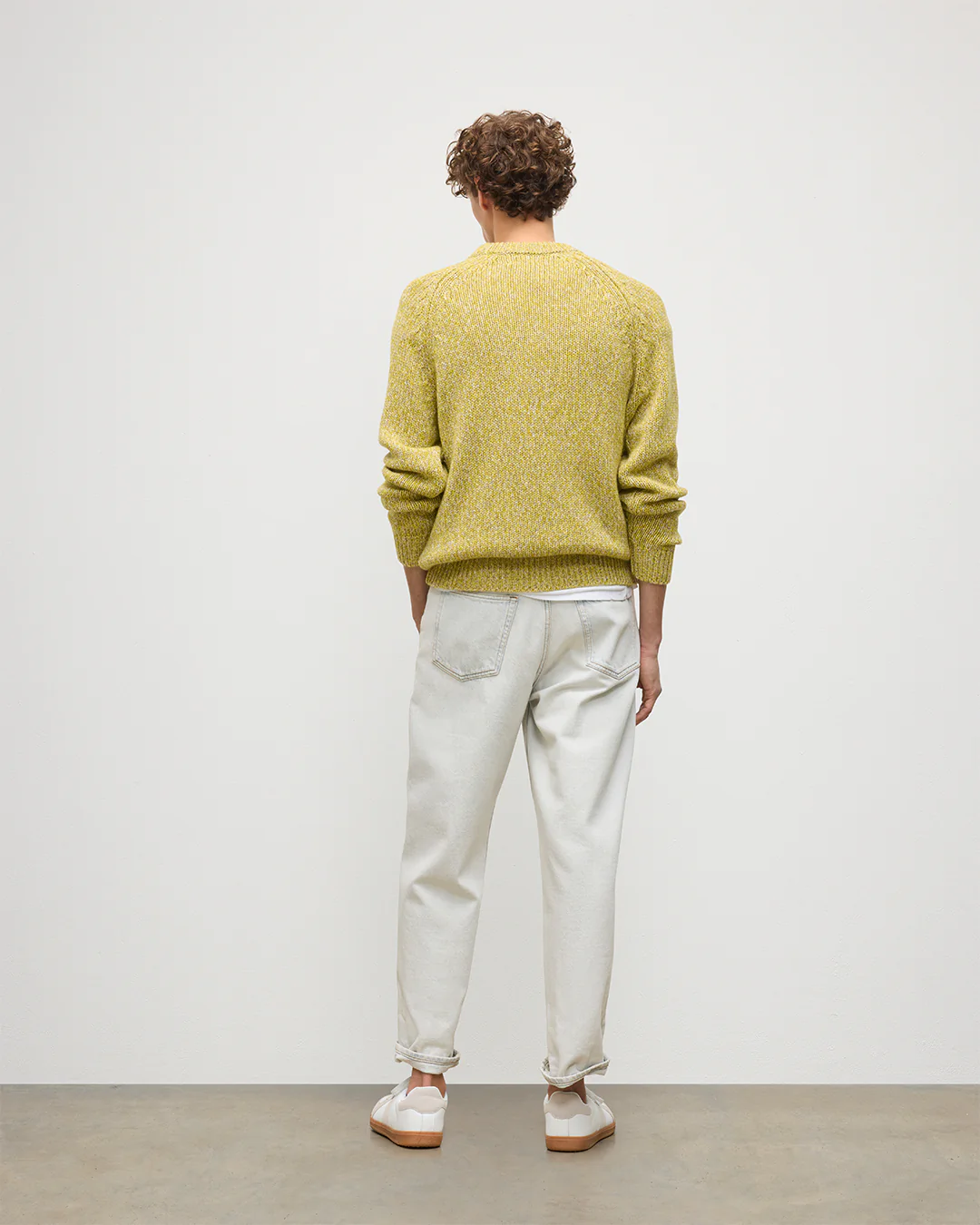 Fyfe Yellow Cashmere Jumper - Image 5
