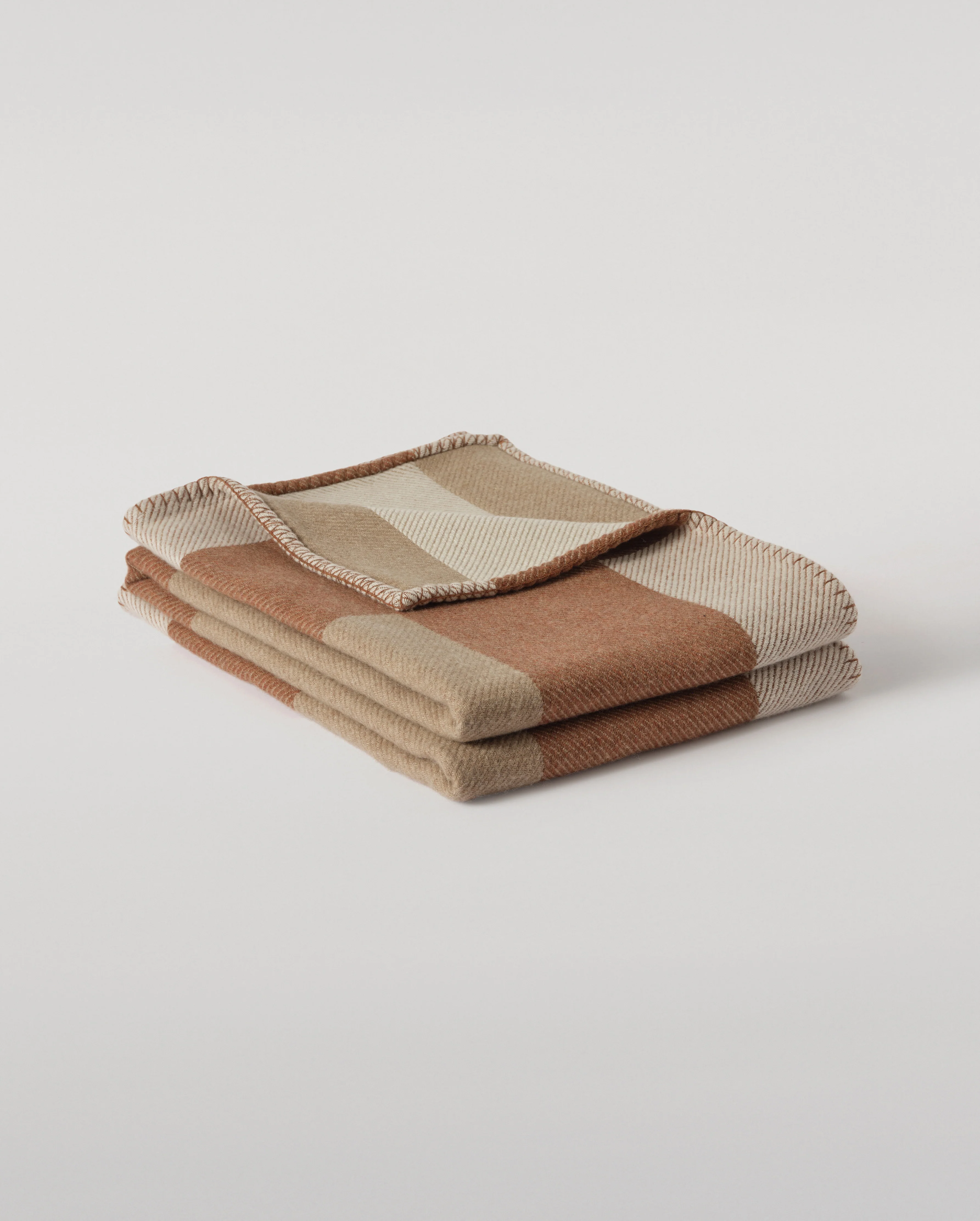 Brown Geometric Throw - Image 2