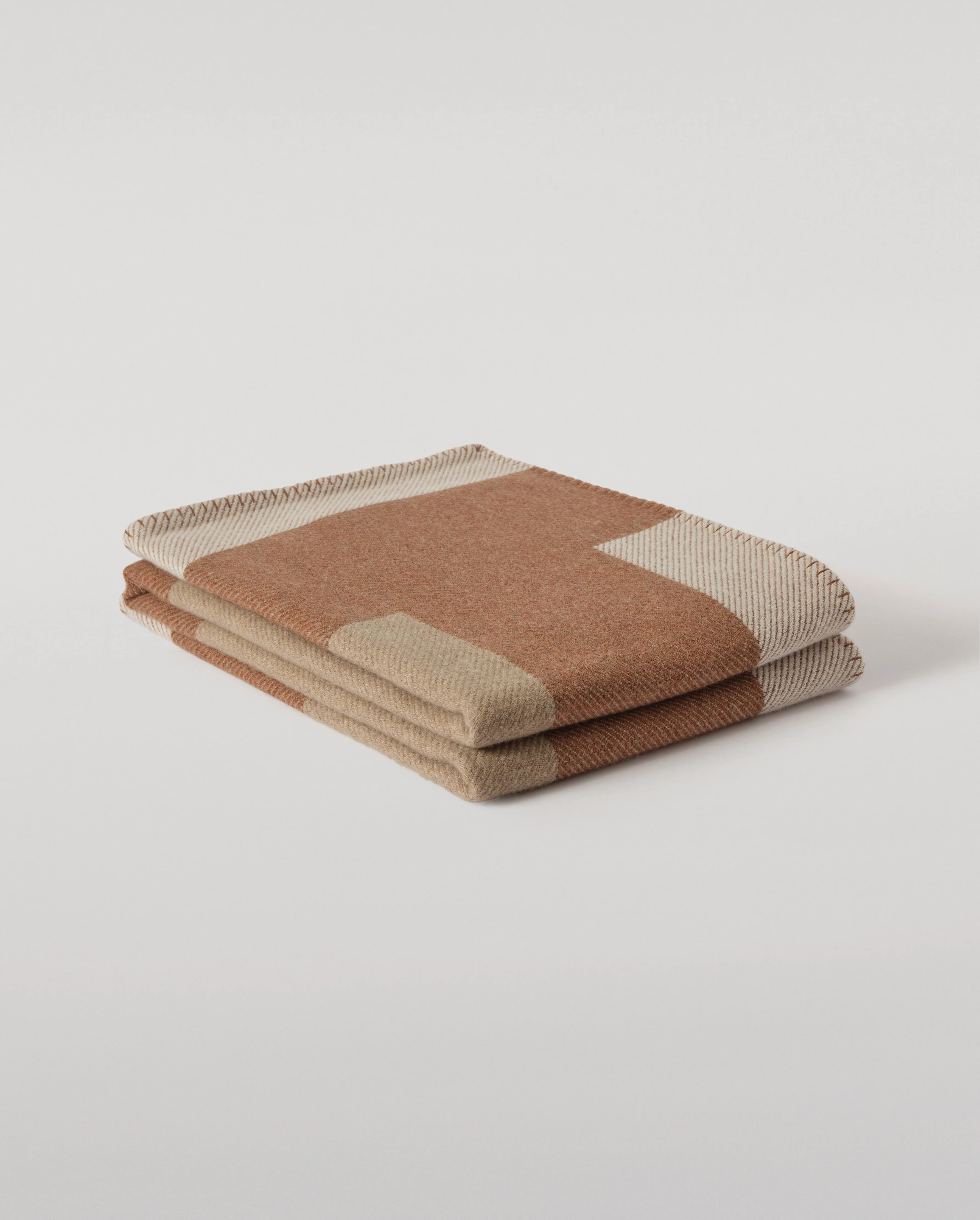 Brown Geometric Throw - Image 4