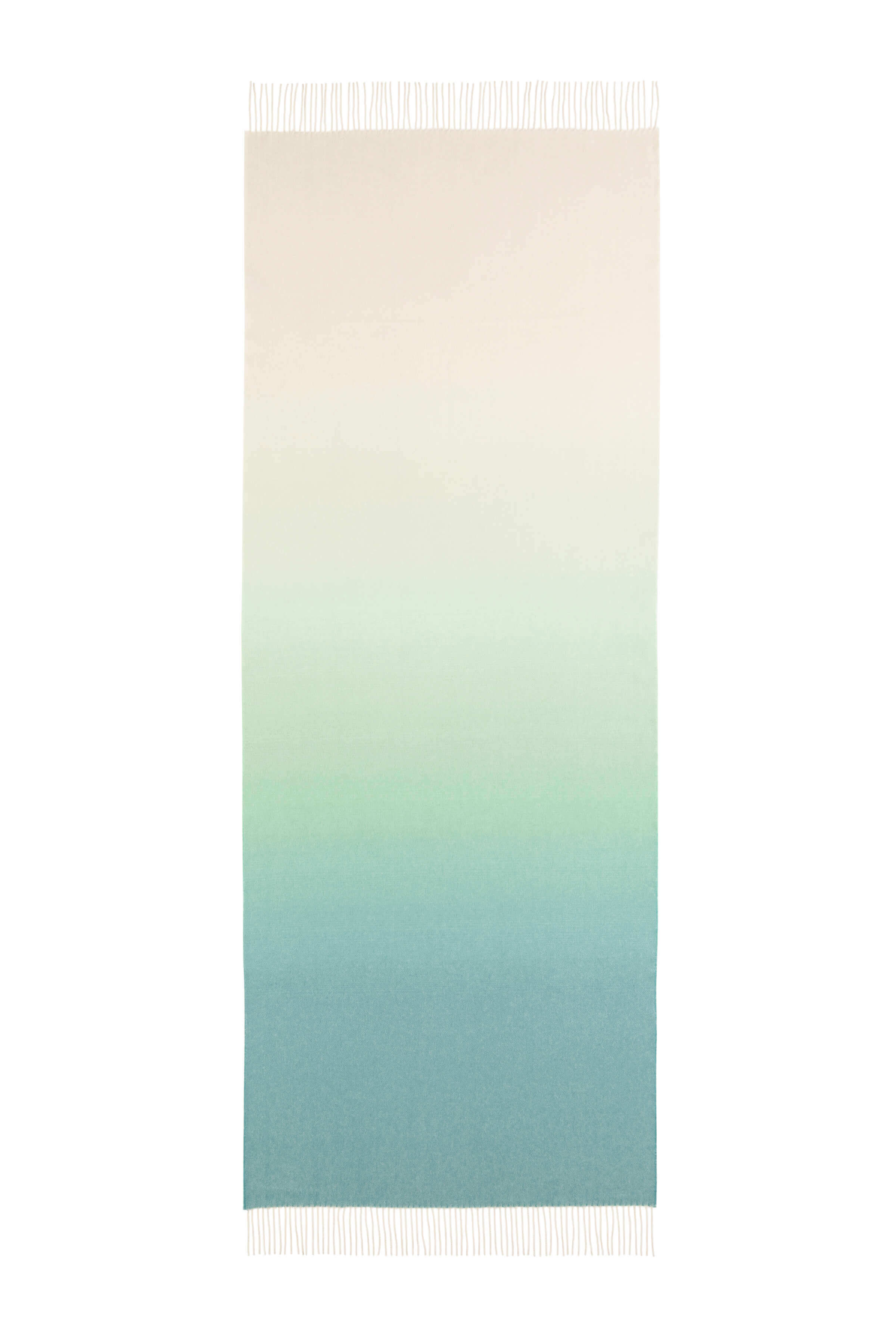 Ombré Green Cashmere Stole - Image 3
