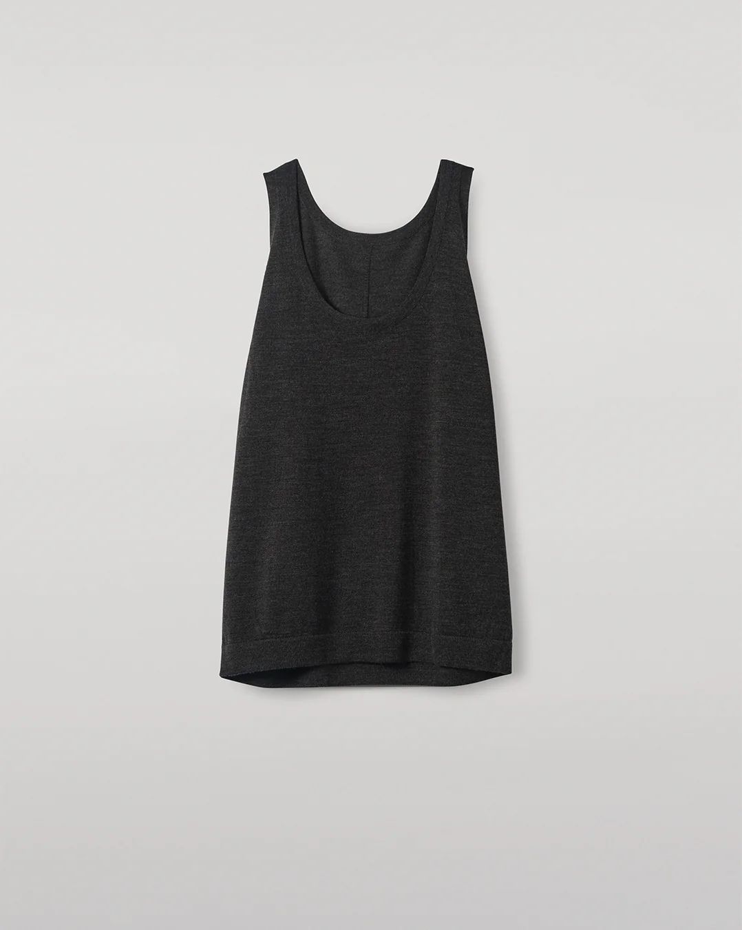 Greer Dark Grey Merino Vest - Image 2