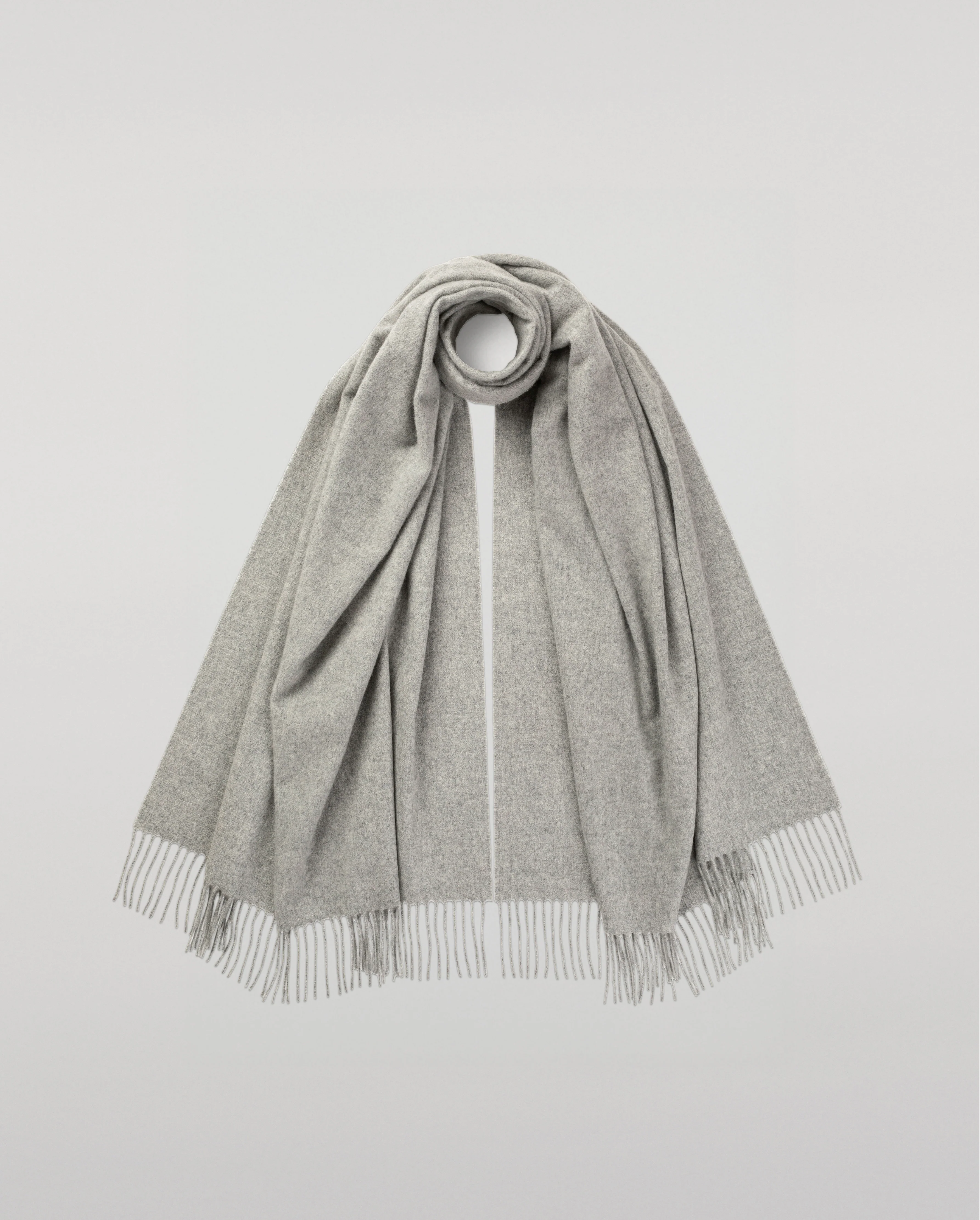 Light Grey Cashmere Stole