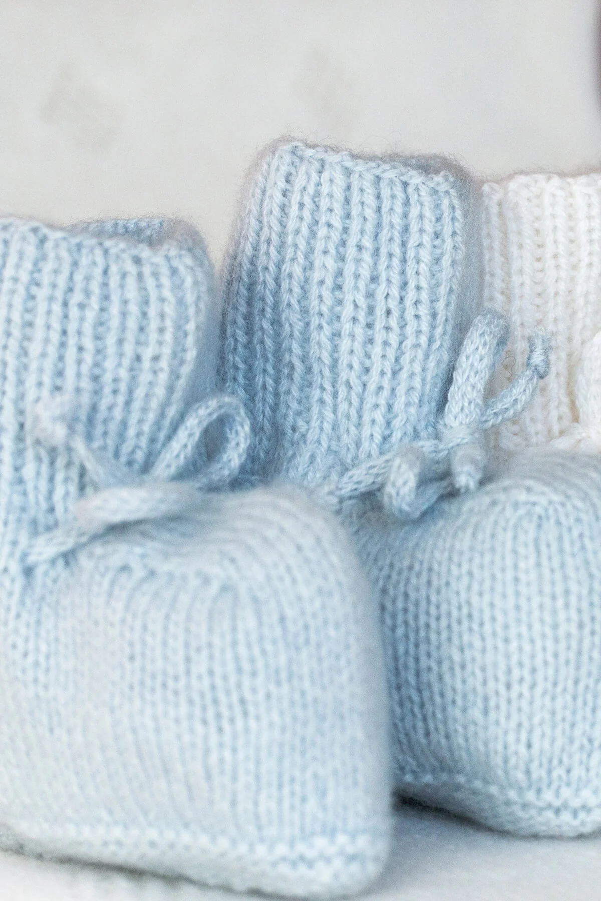 Blue Cashmere Booties - Image 2