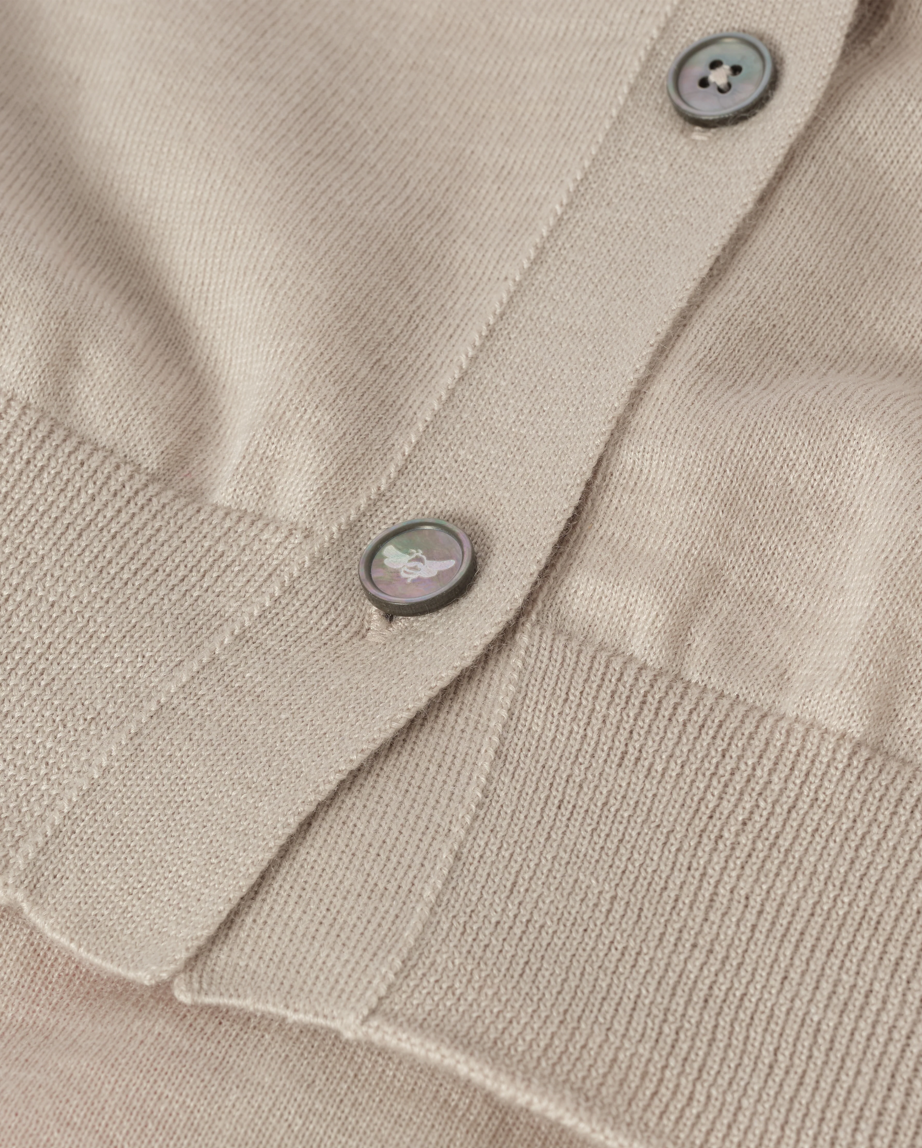 Honor Cream Superfine Cashmere Cardigan - Image 7