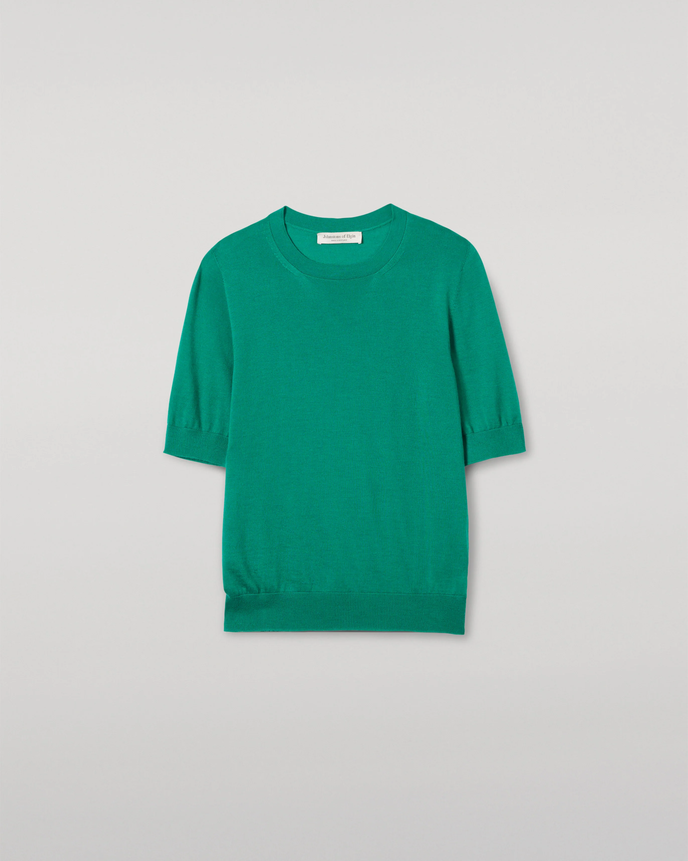 Honor Bright Green Superfine Cashmere T-Shirt - Image 2