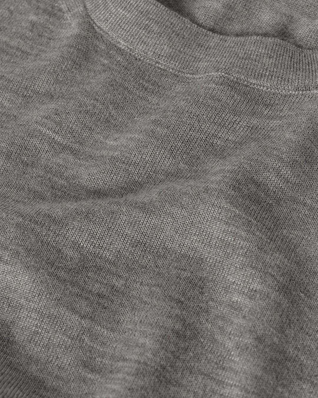Honor Grey Superfine Cashmere T-Shirt - Image 6