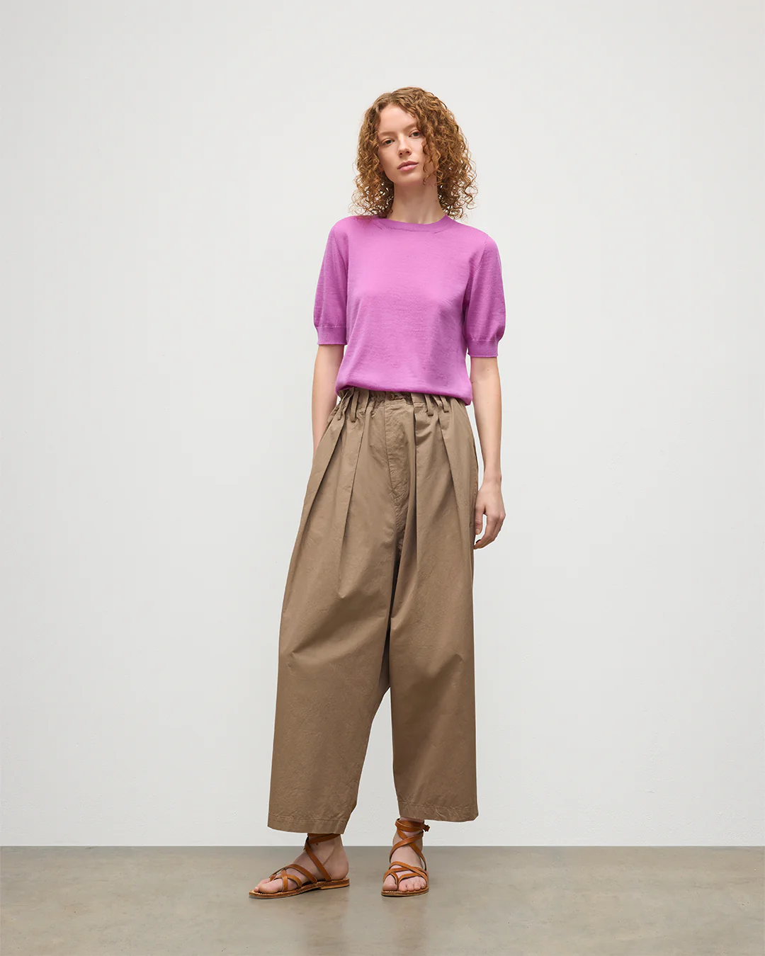 Honor Pink Superfine Cashmere T-Shirt