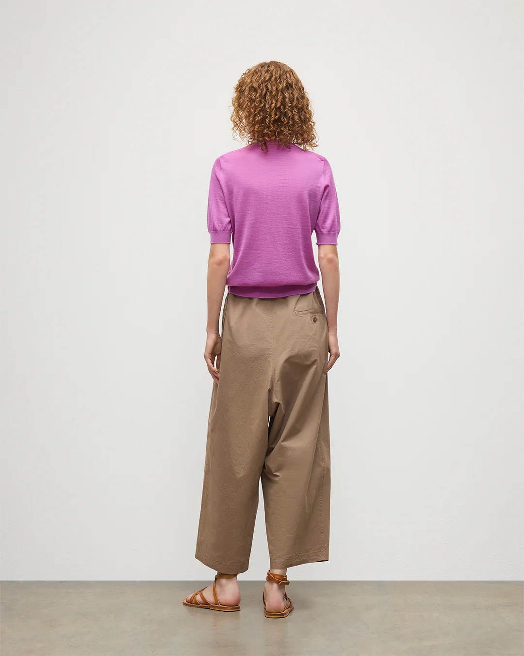Honor Pink Superfine Cashmere T-Shirt - Image 4