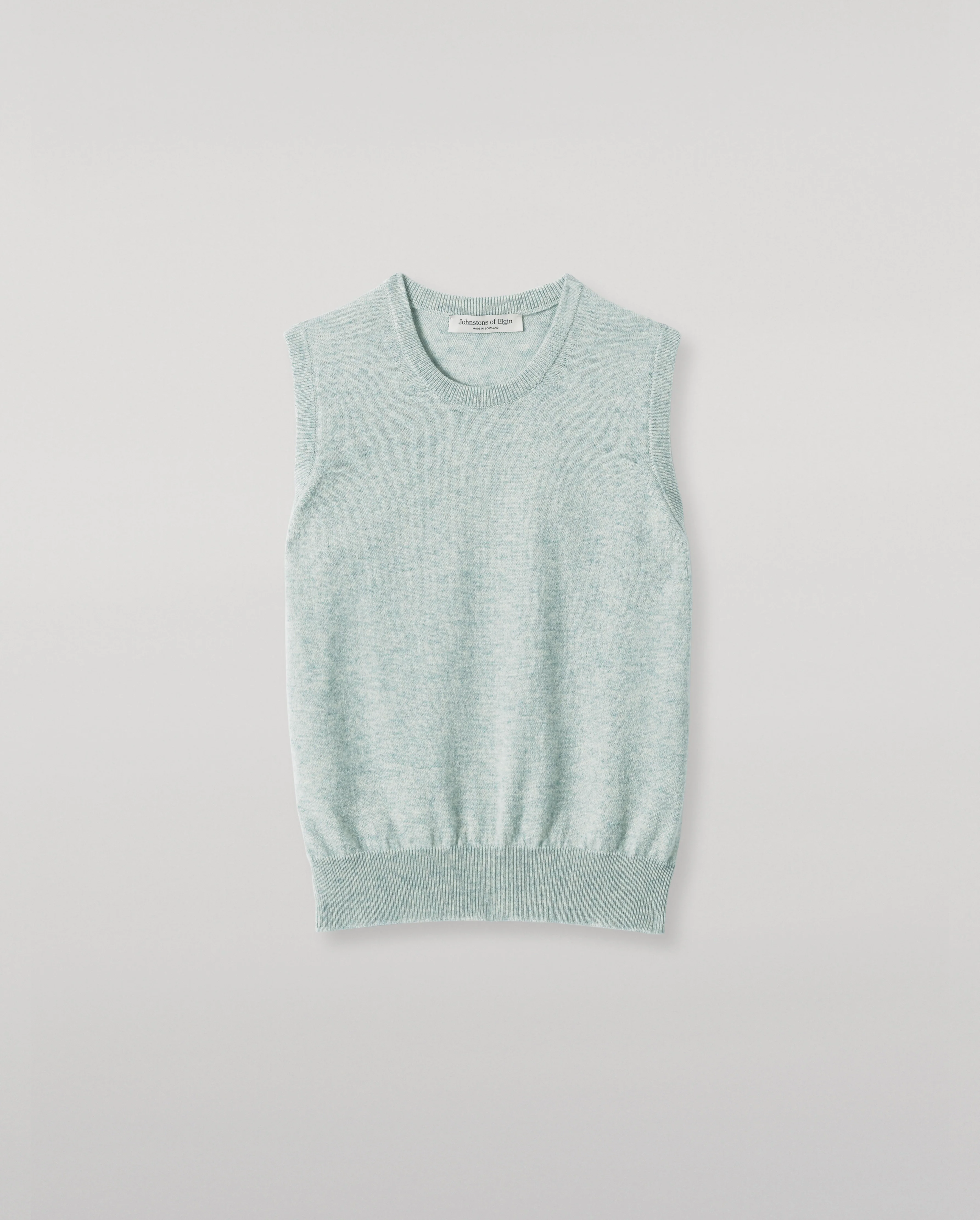 Iris Light Green Classic Cashmere Tank - Image 2