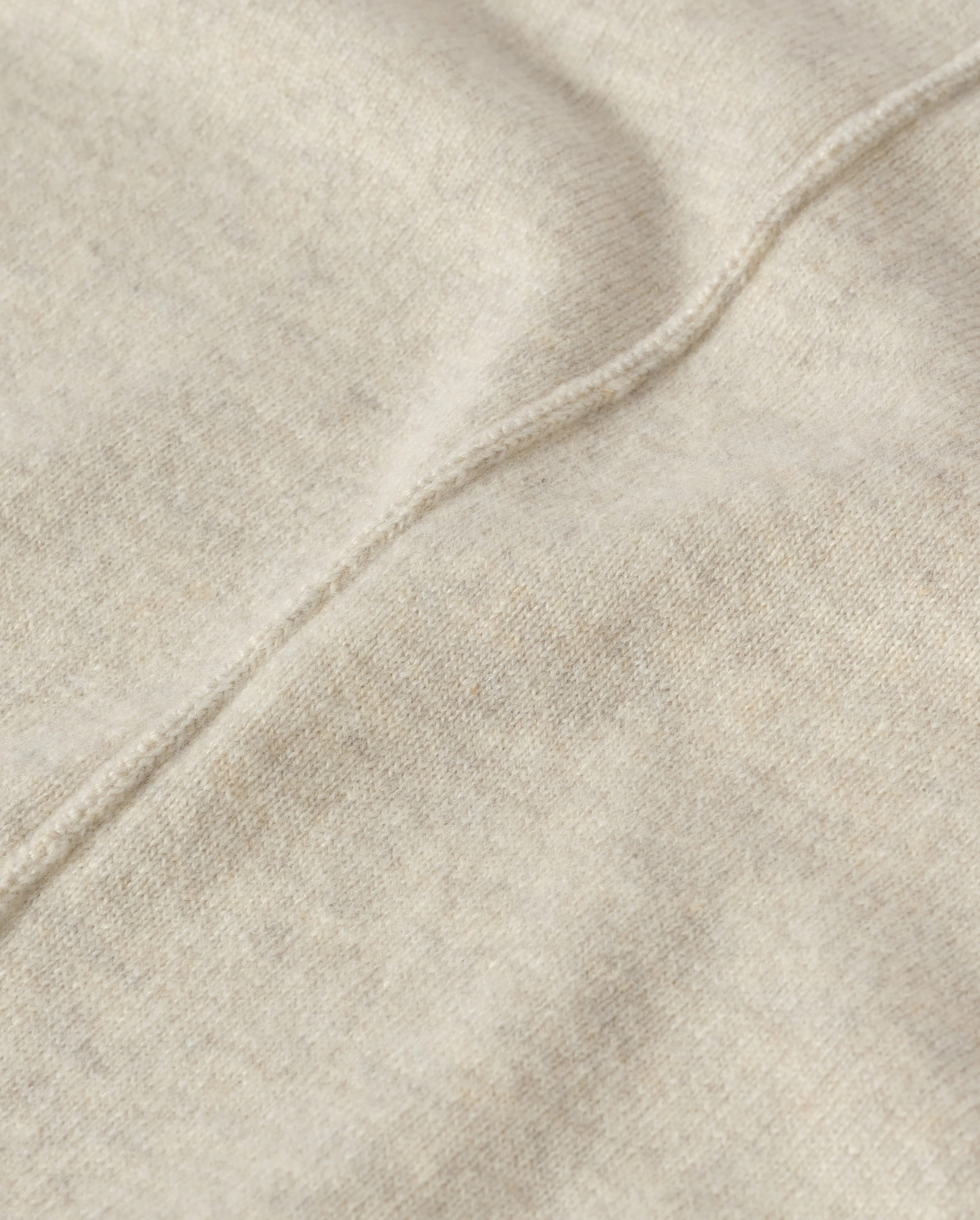 Jessie Roll Neck Natural Cashmere Jumper - Image 8