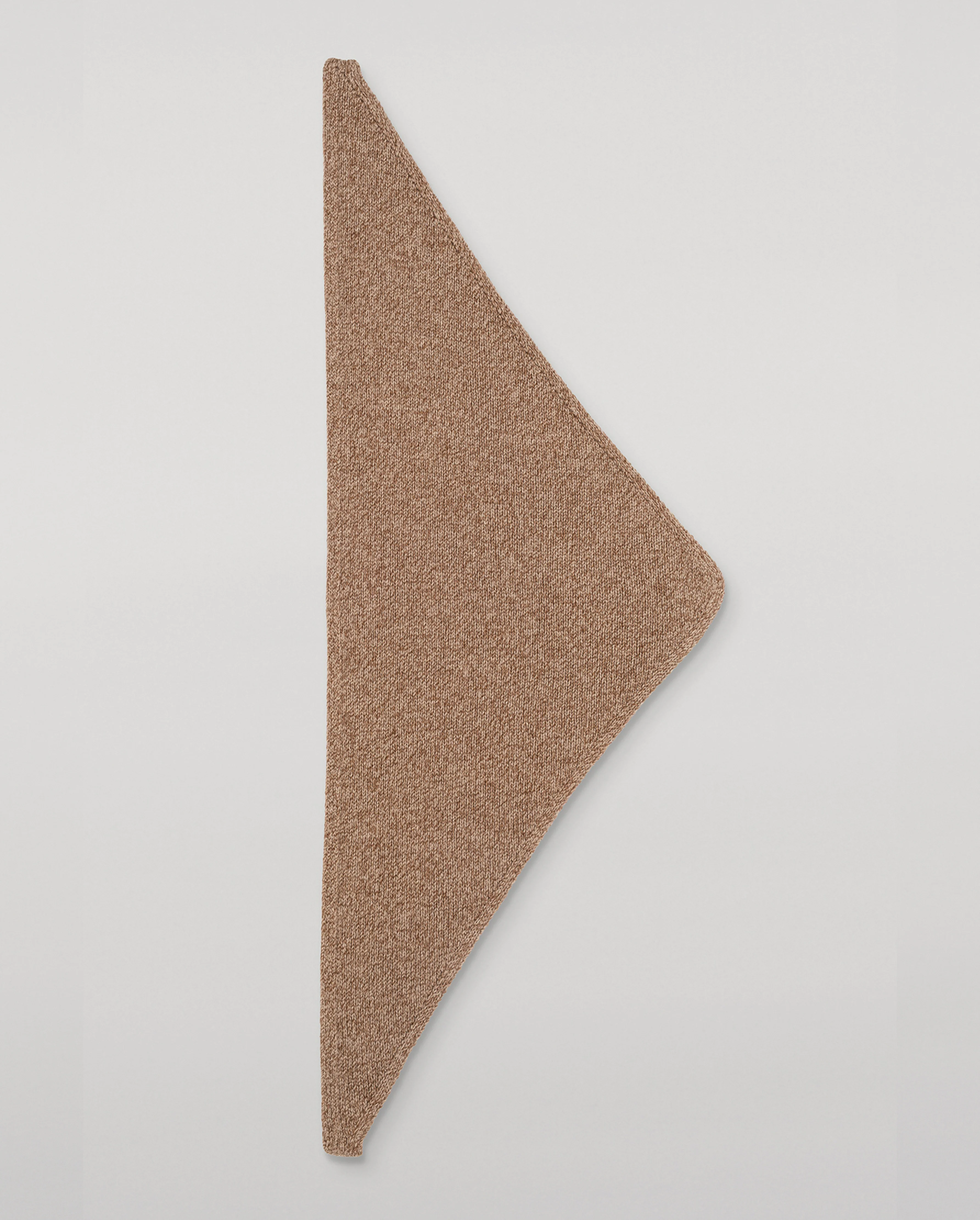 Keill Natural Marl Cashmere Triangle - Image 3