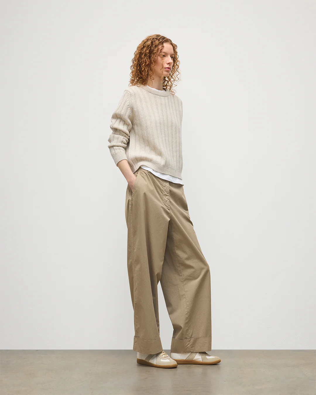 Lecht Natural Cashmere Crew Jumper - Image 3