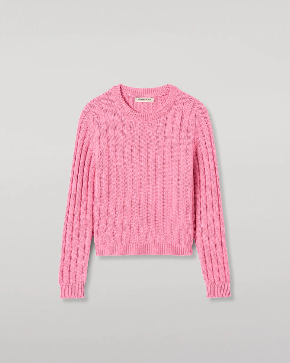 Lecht Pink Cashmere Crew Jumper - Image 2