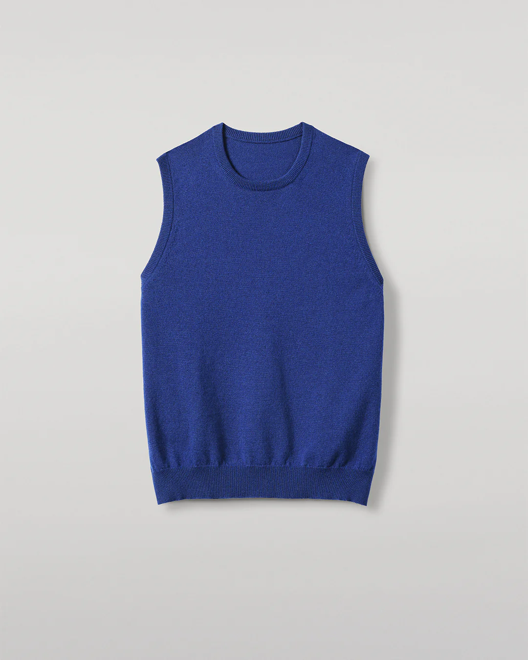 Lennox Blue Cashmere Sleeveless Tank - Image 2