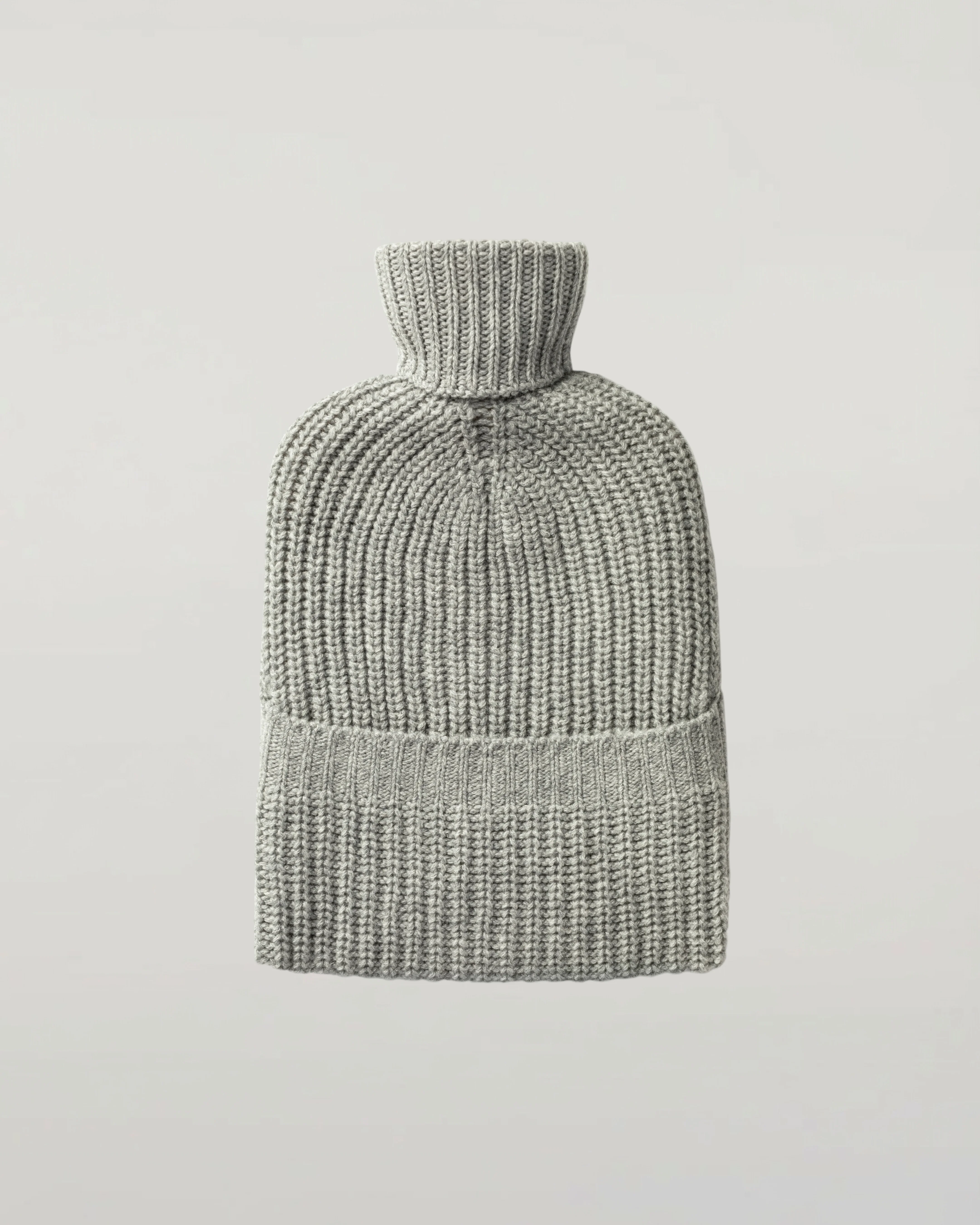 Light Grey Cashmere Hot Water Bottle Cover - Image 2