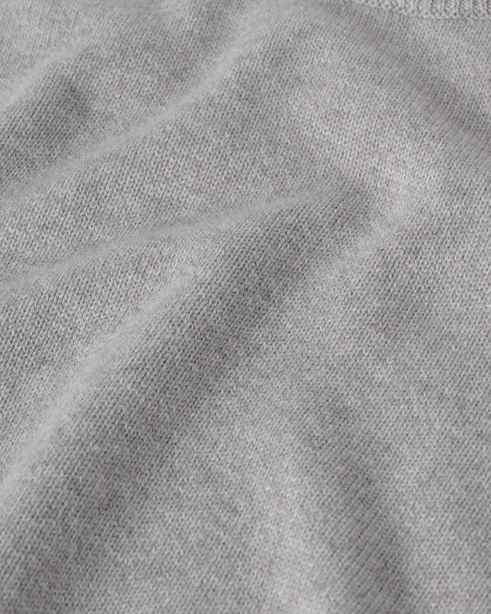Superfine Merino Relaxed Light Grey Jumper - Image 6
