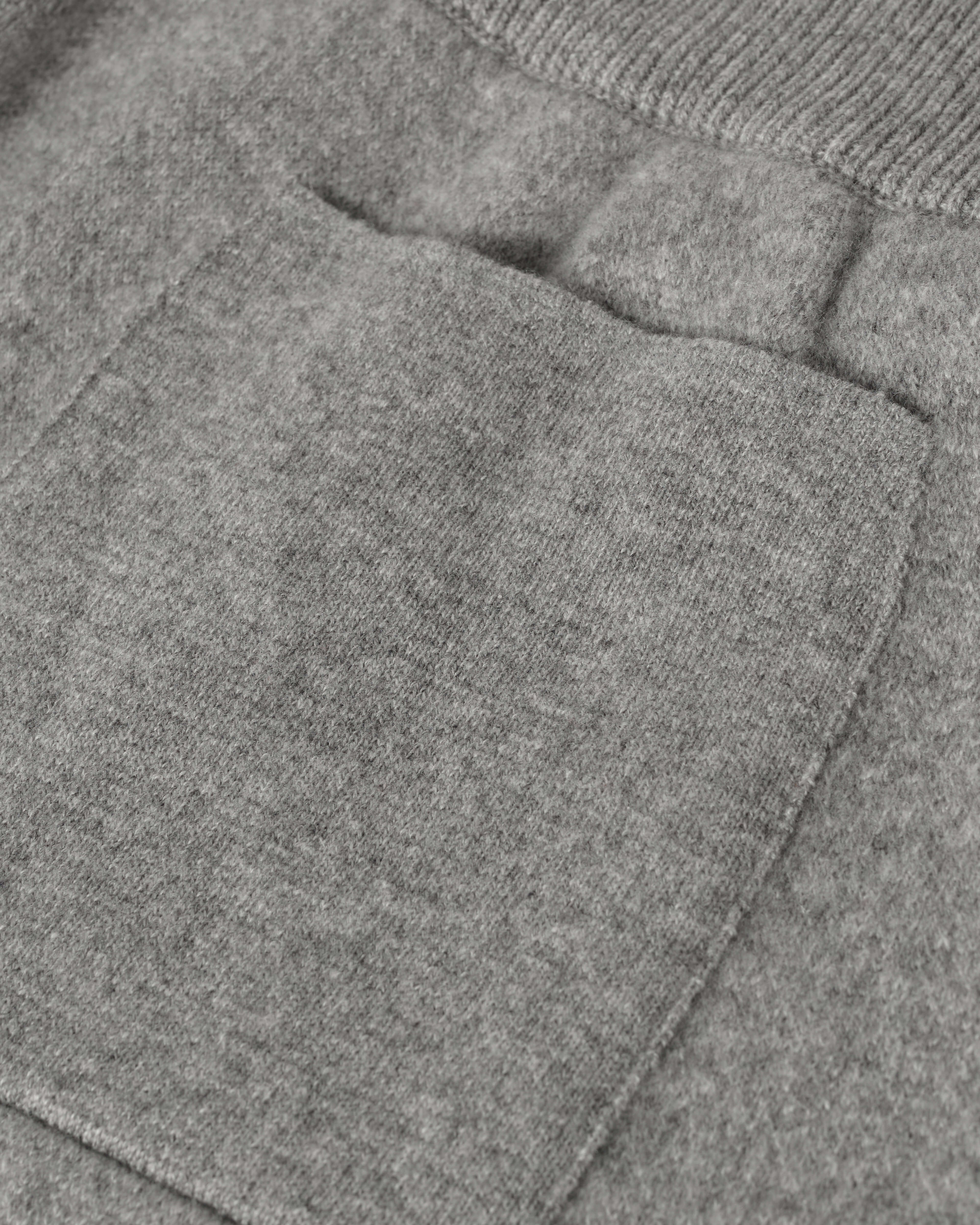Double Face Light Grey Tapered Joggers - Image 6