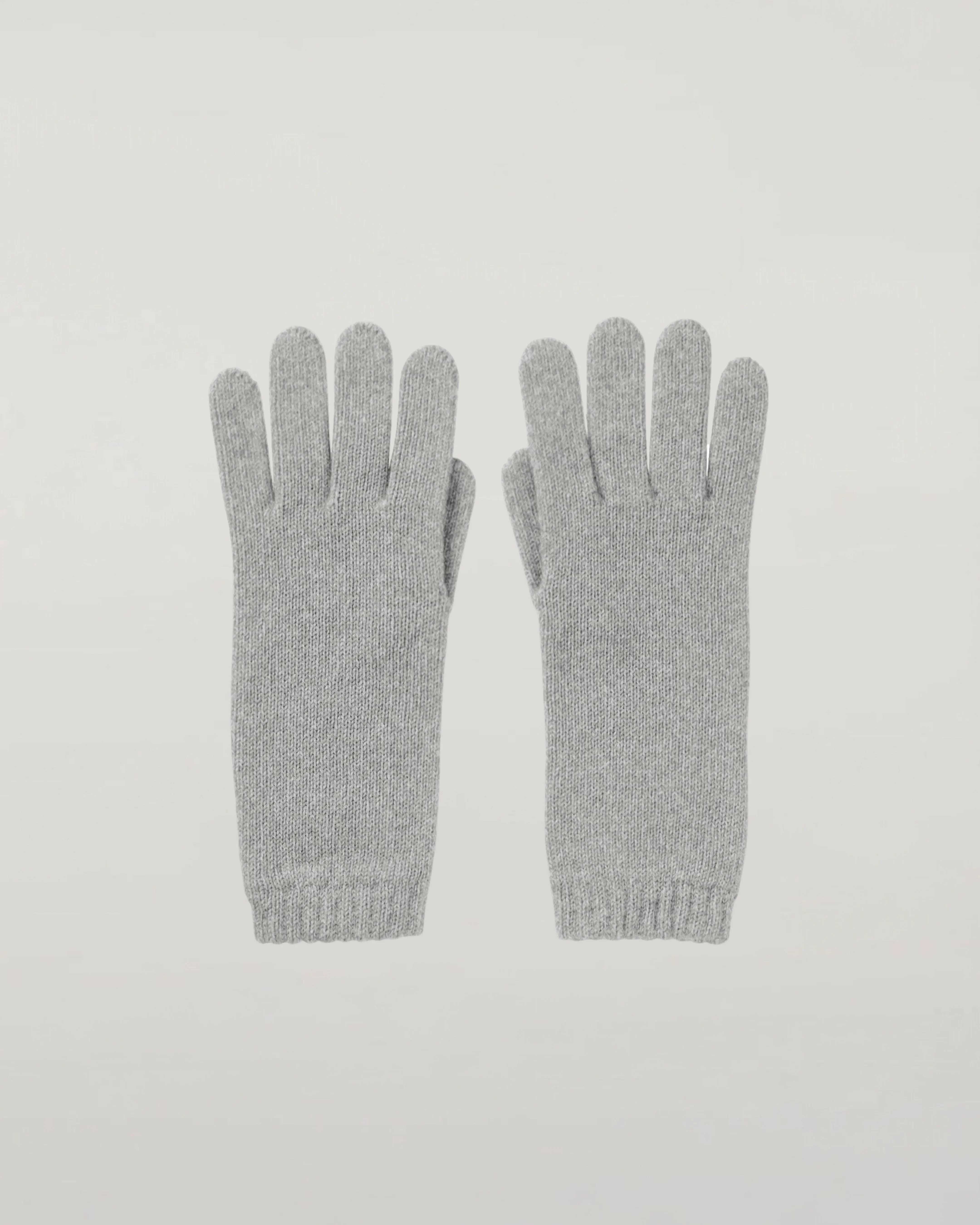 Women's Cashmere Light Grey Gloves