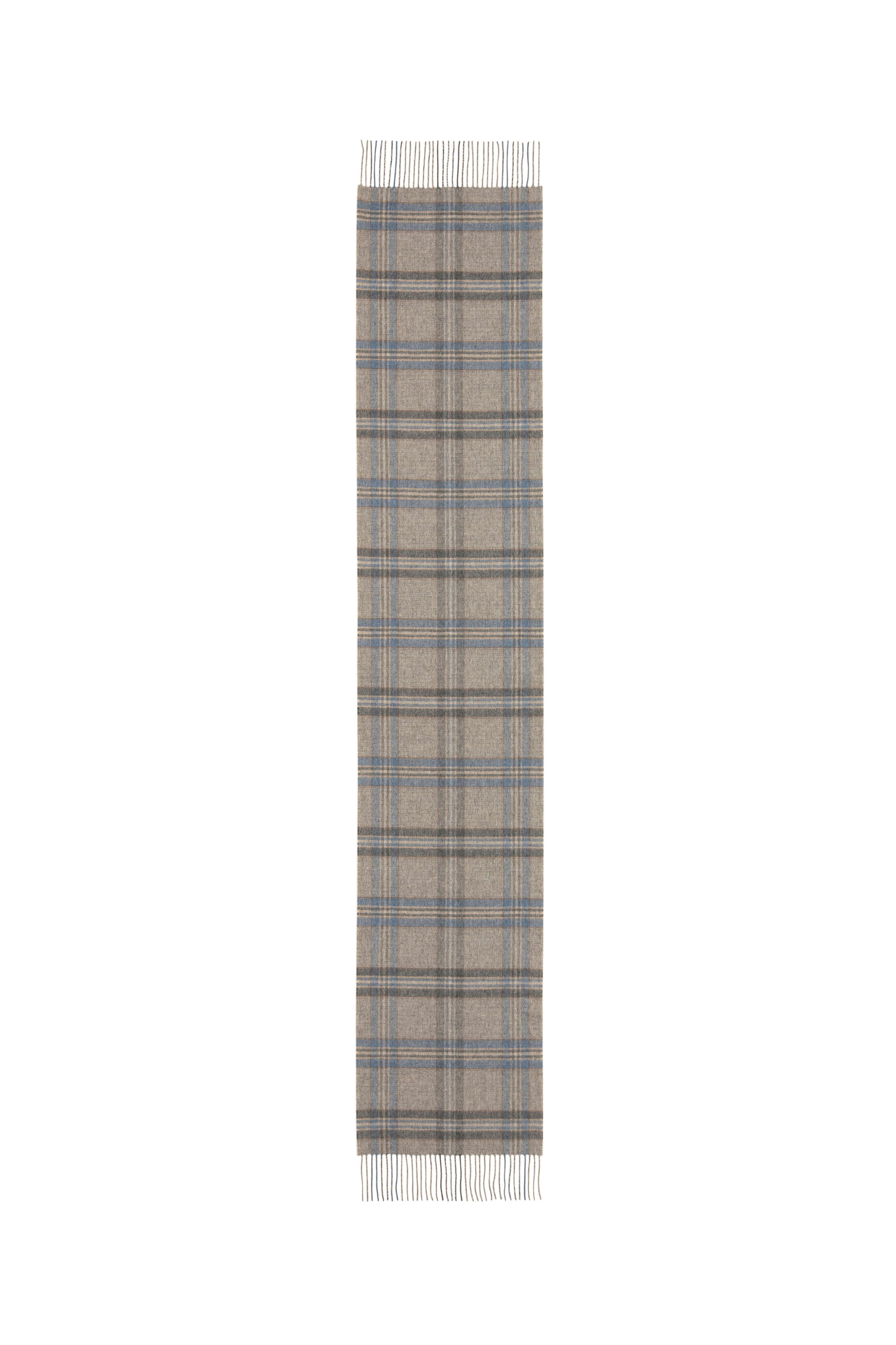 Wide Cashmere Tweed Scarf - Image 3