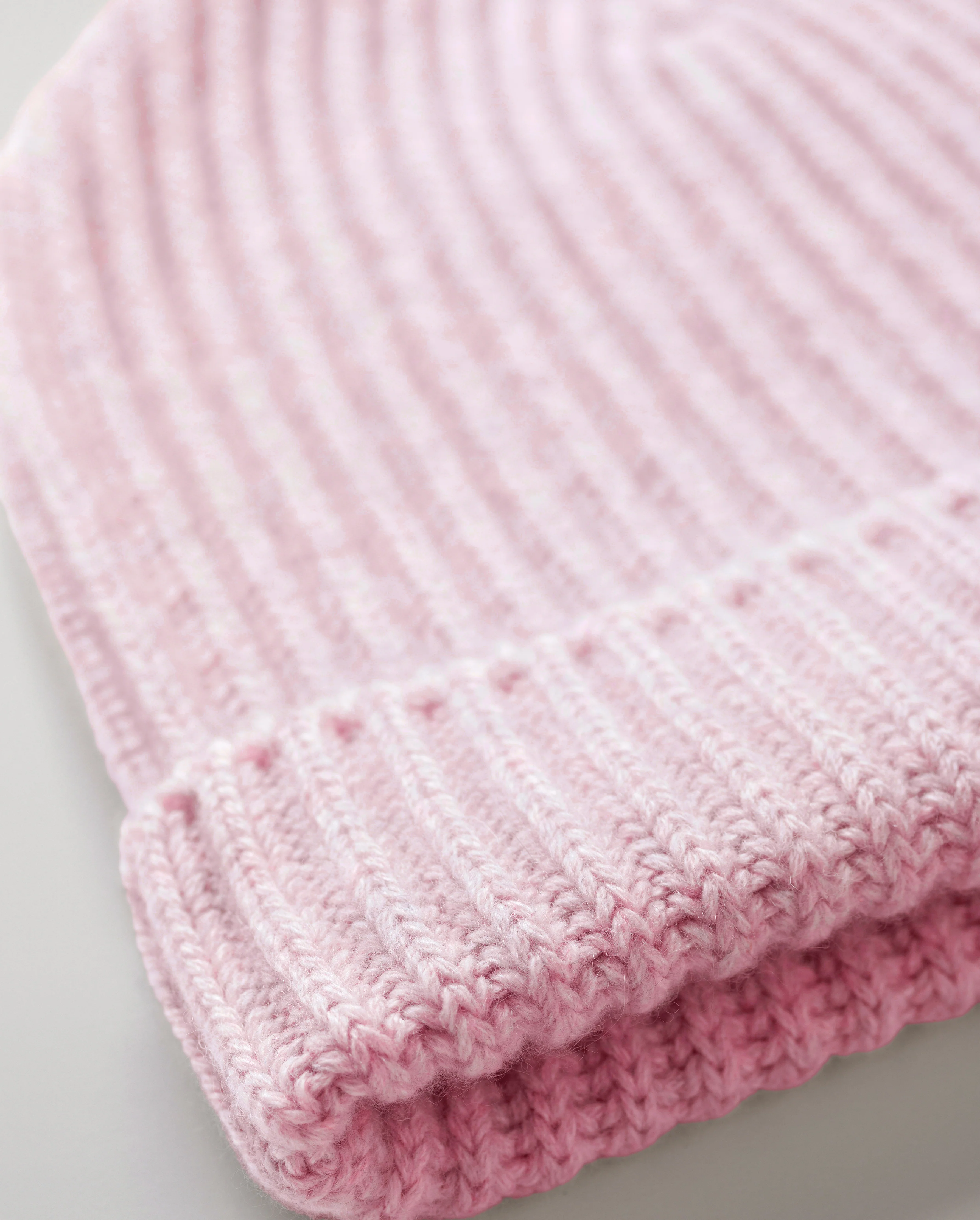 Lovat Light Pink Cashmere Hat - Image 2