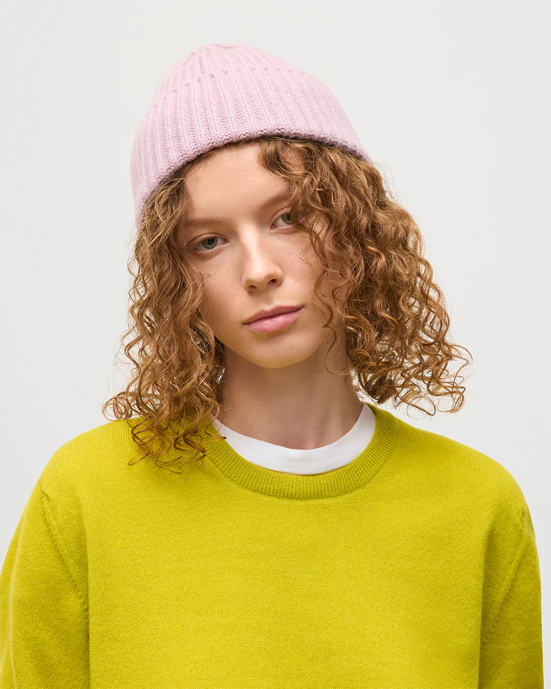 Lovat Light Pink Cashmere Hat - Image 3