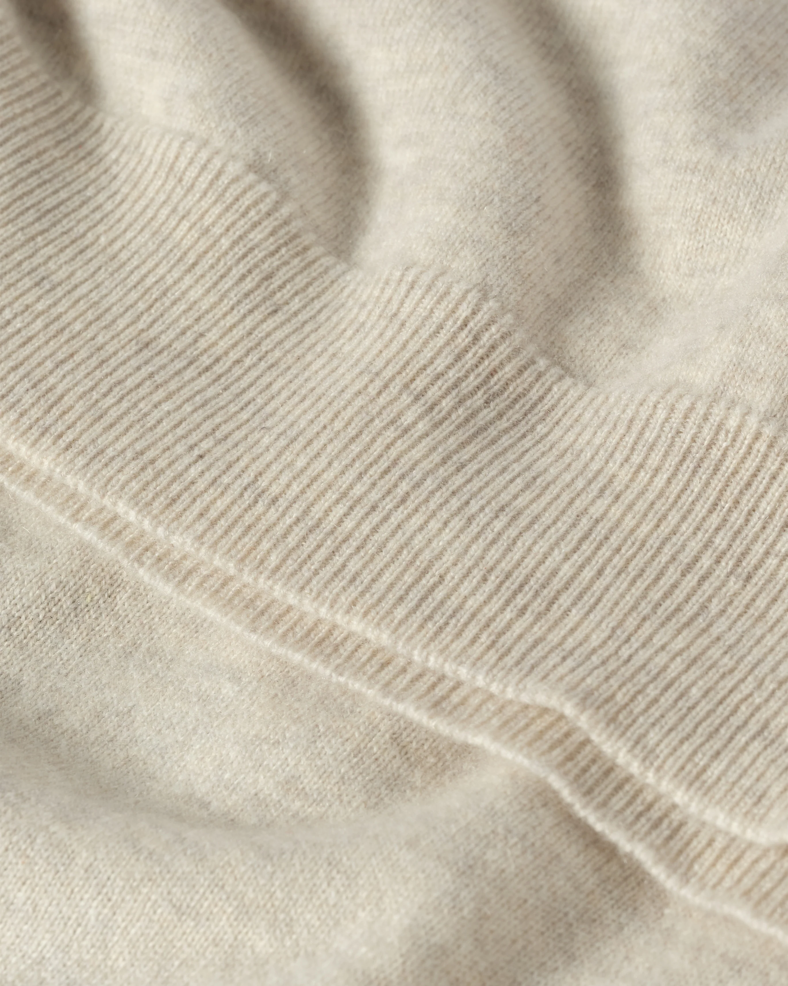 Lunan Natural Classic Cashmere V Neck Jumper - Image 7