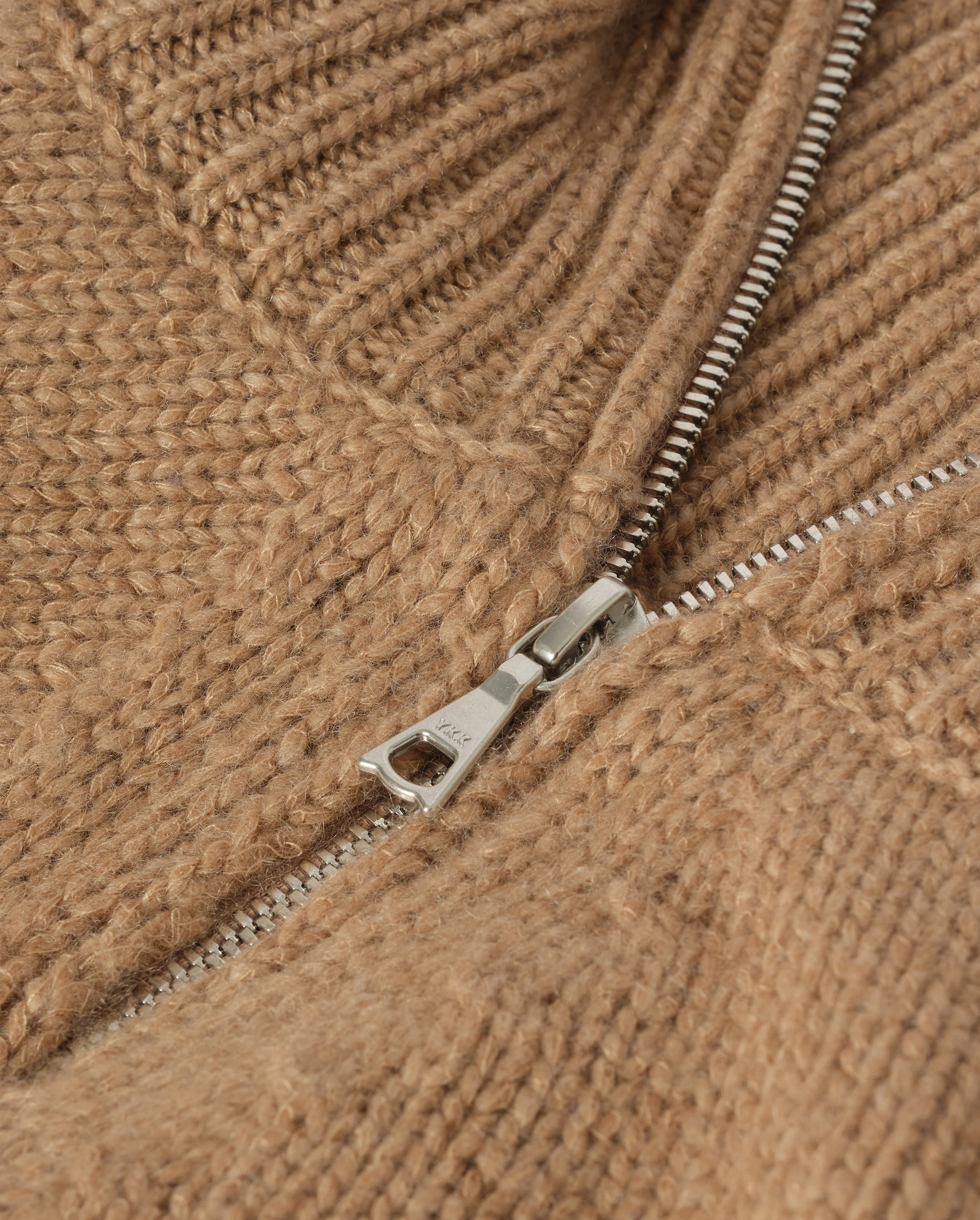 Mellis Camel Marble Cashmere & Cotton Jumper - Image 7