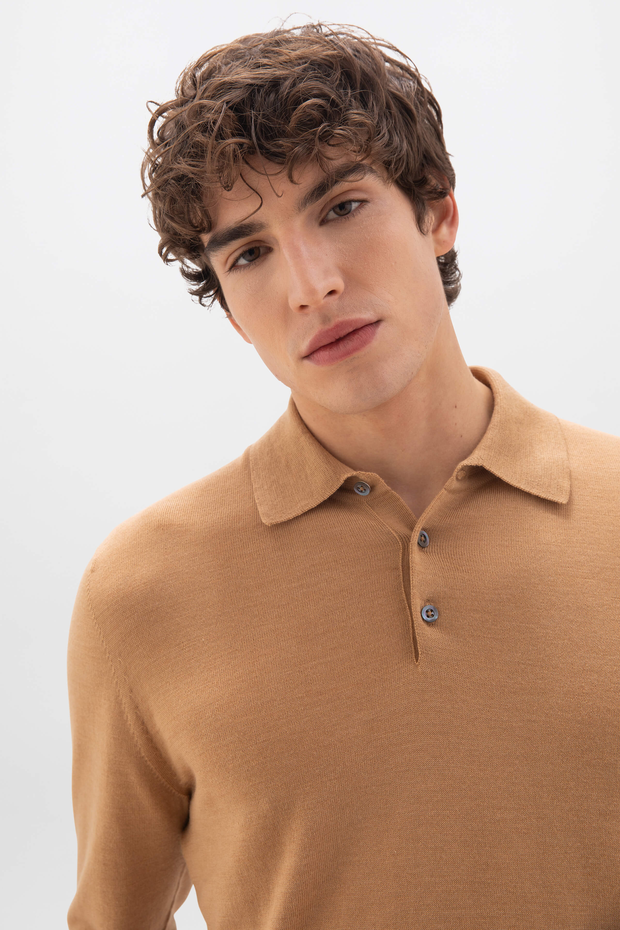 Merino Long Sleeve Poloshirt - Image 2