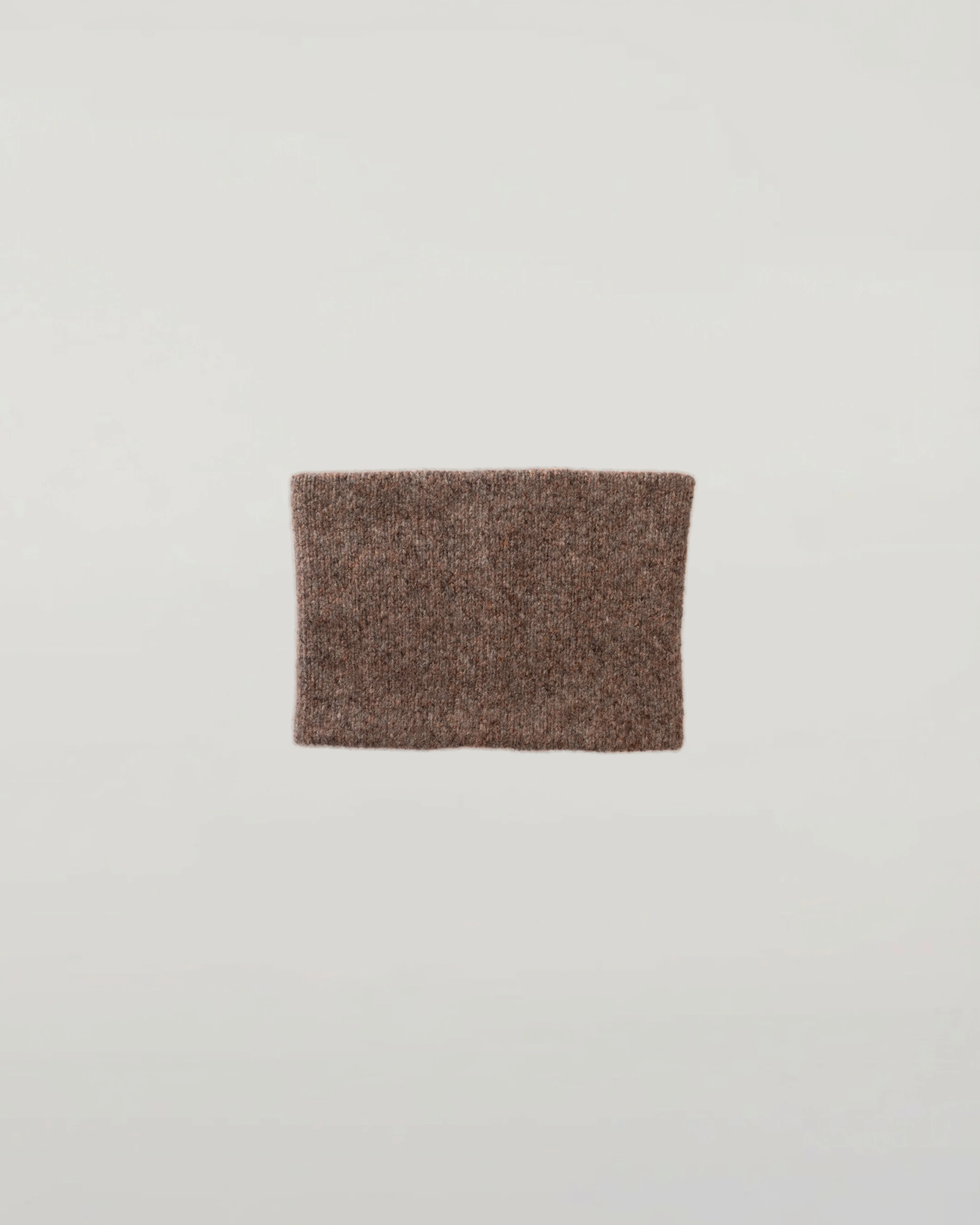 Cashmere Bouclé Brown Snood - Image 3