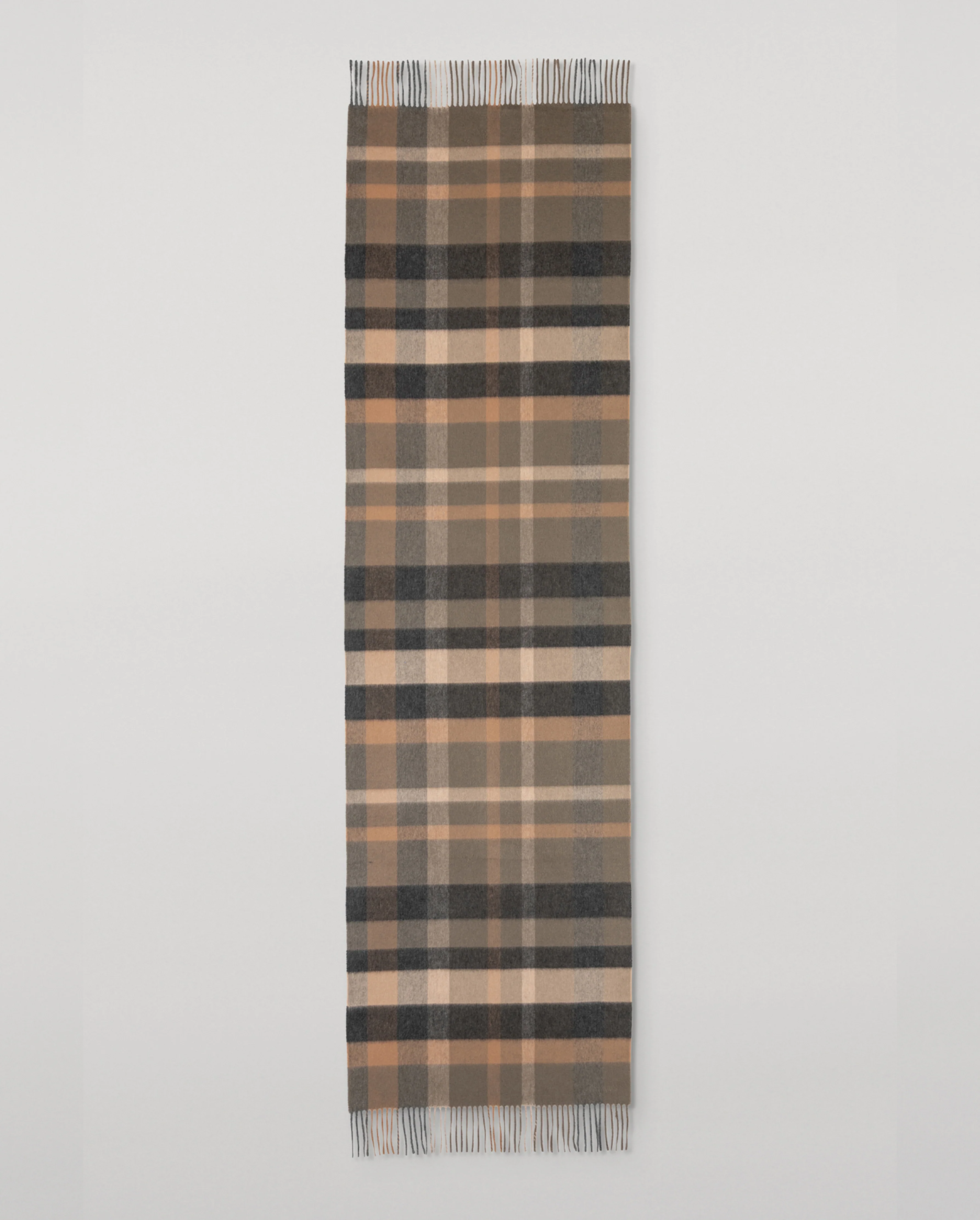 Tantallon Brown Cashmere Stole - Image 4
