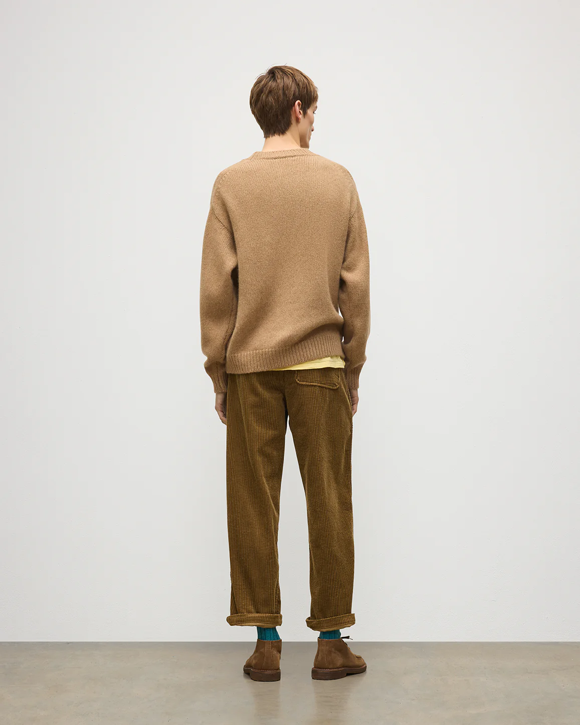 Murchison Camel Marble Cashmere & Cotton Jumper - Image 4