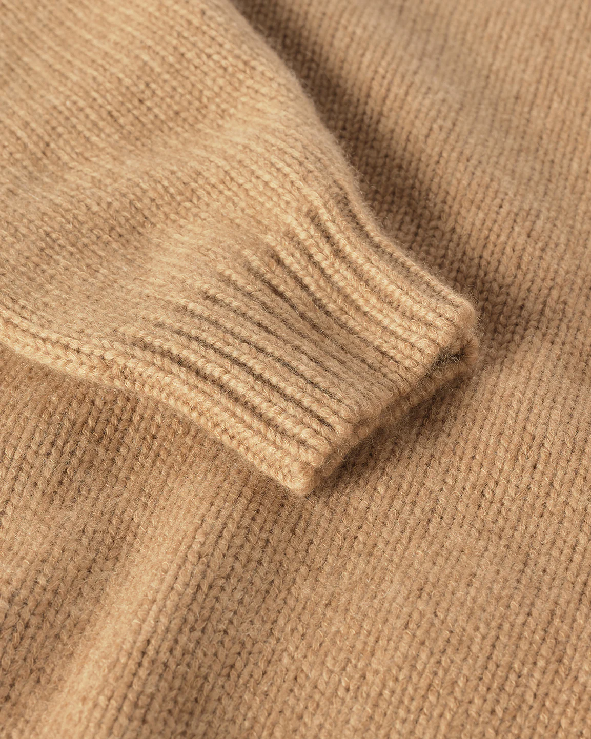 Murchison Camel Marble Cashmere & Cotton Jumper - Image 7