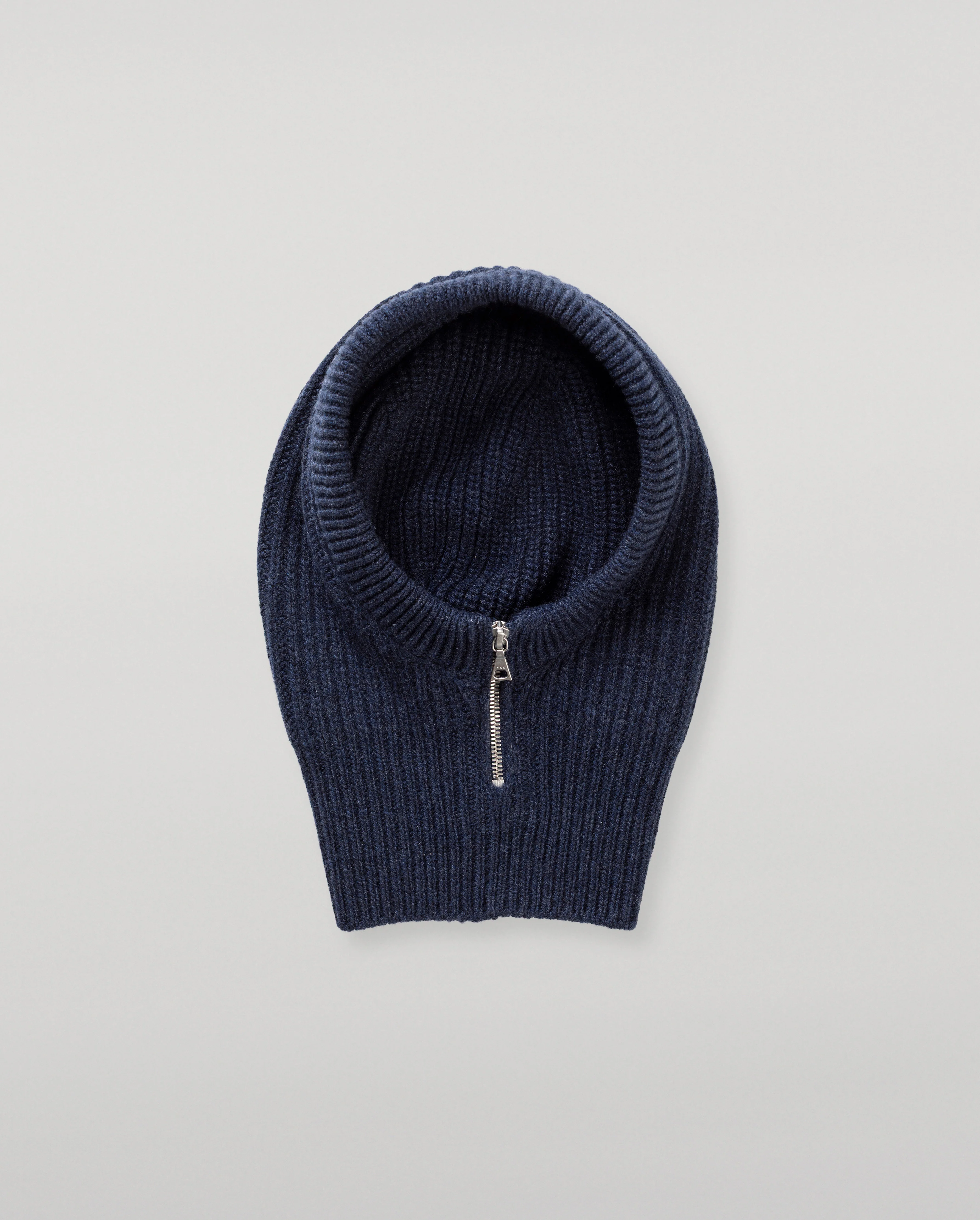 Nevis Navy Cashmere Hood - Image 3