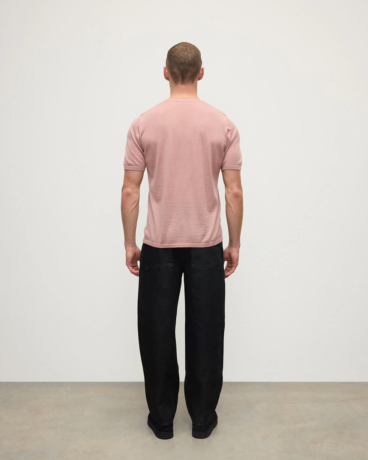 Pink Superfine Cashmere T-Shirt - Image 4