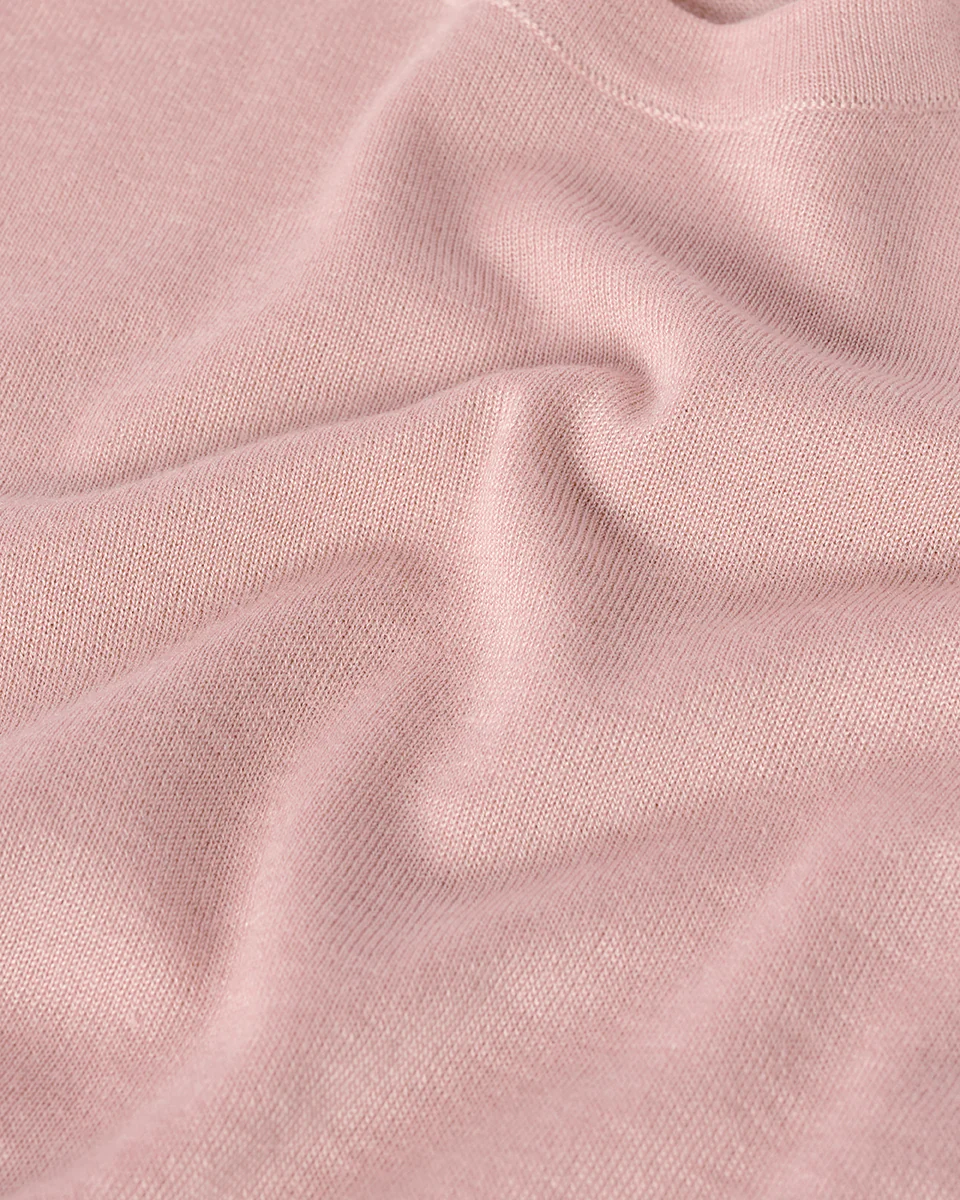 Pink Superfine Cashmere T-Shirt - Image 6