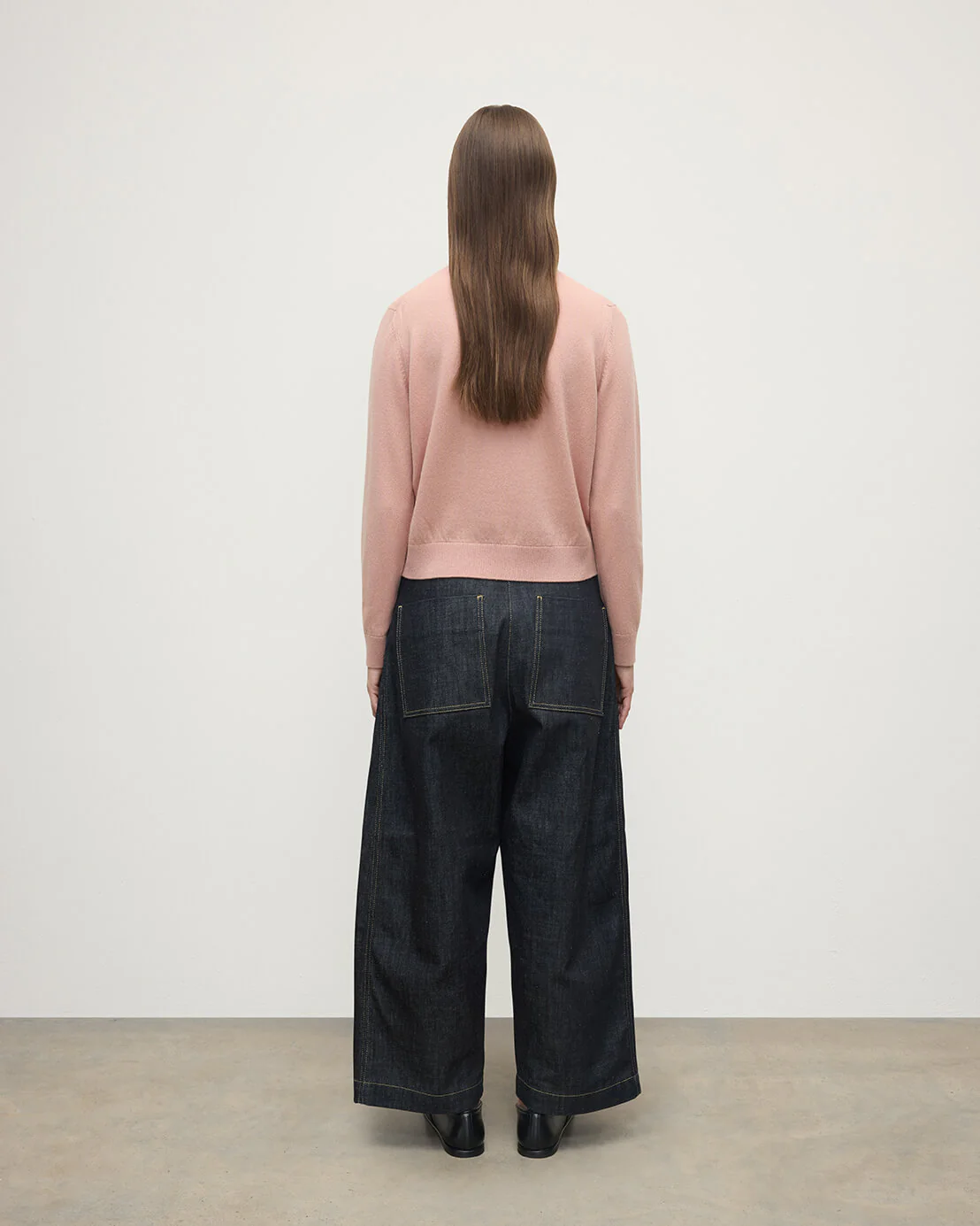 Classic Cashmere Pink Roll Neck Jumper - Image 4