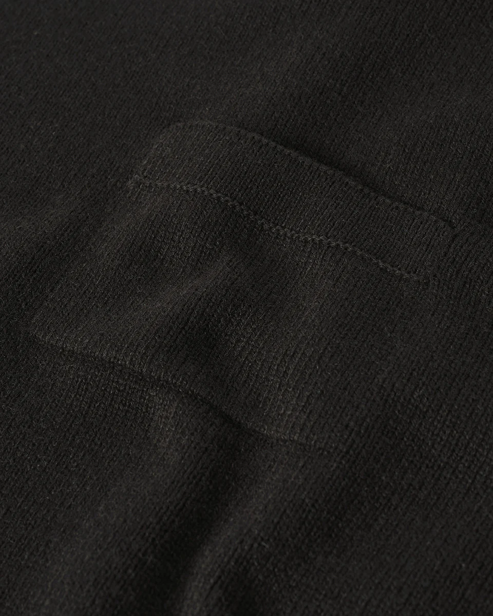 Oversized Dark Grey Cashmere Jumper - Image 6