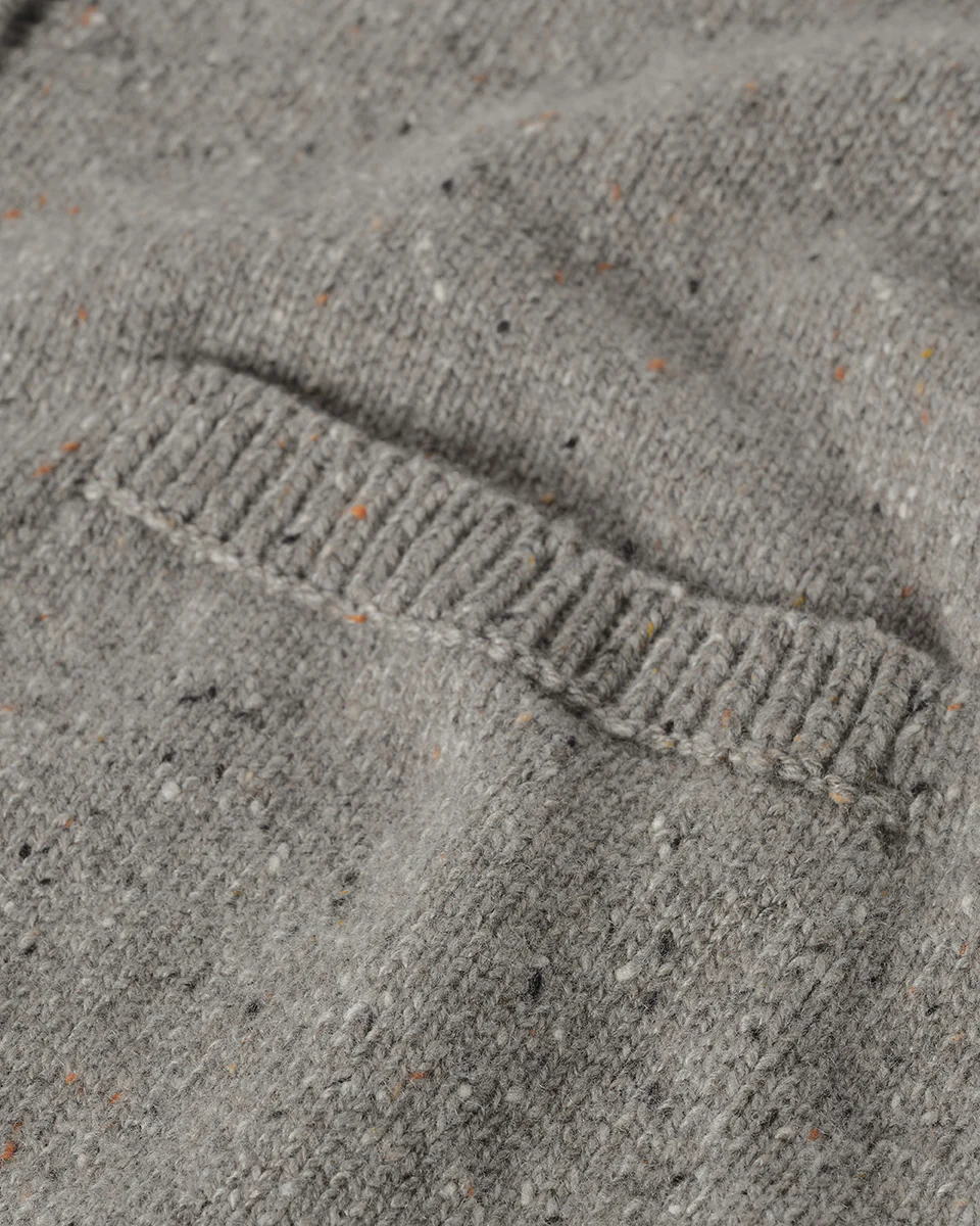 Donegal Cashmere Grey Cardigan - Image 6