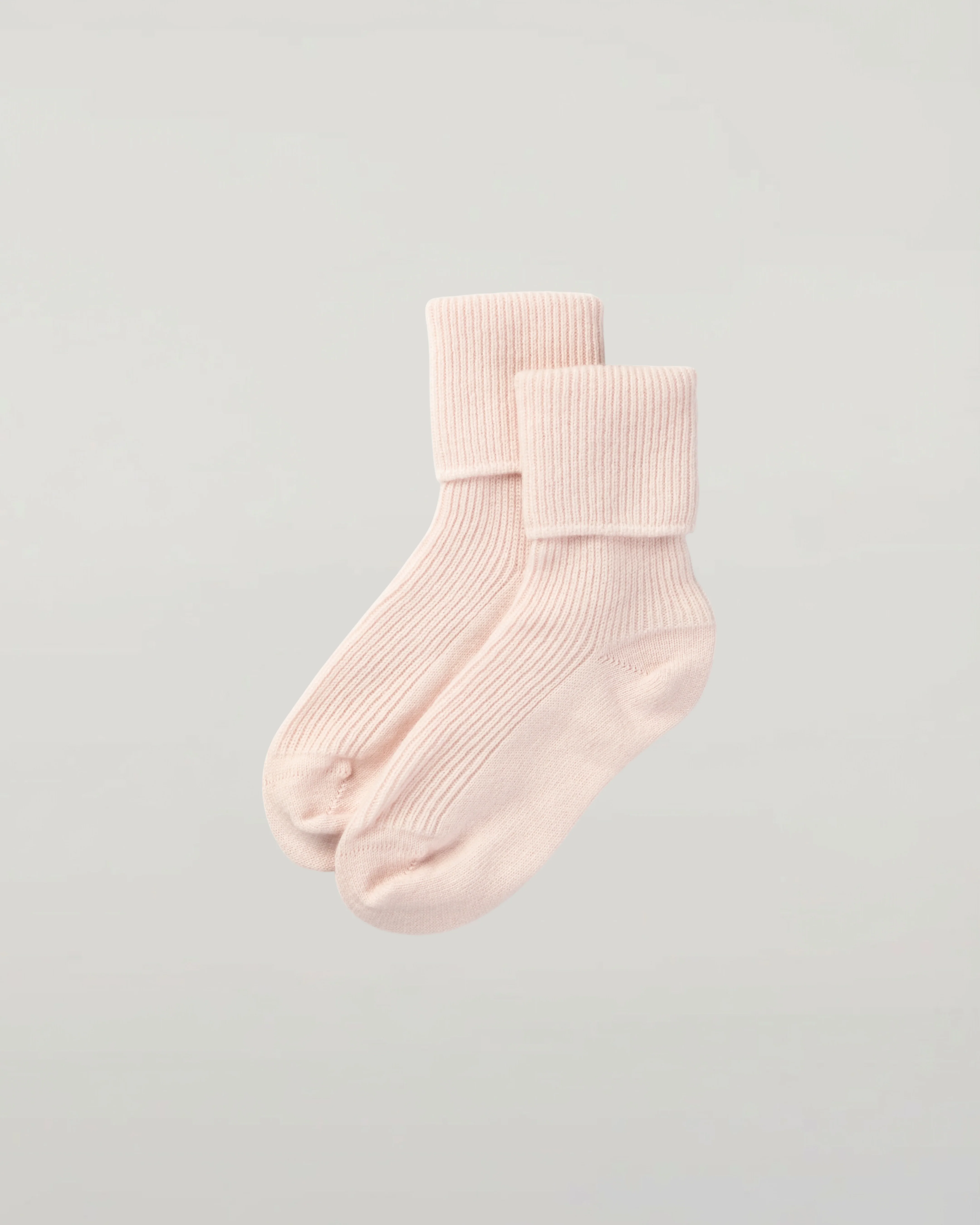 Women's Pink Cashmere Lounge Socks