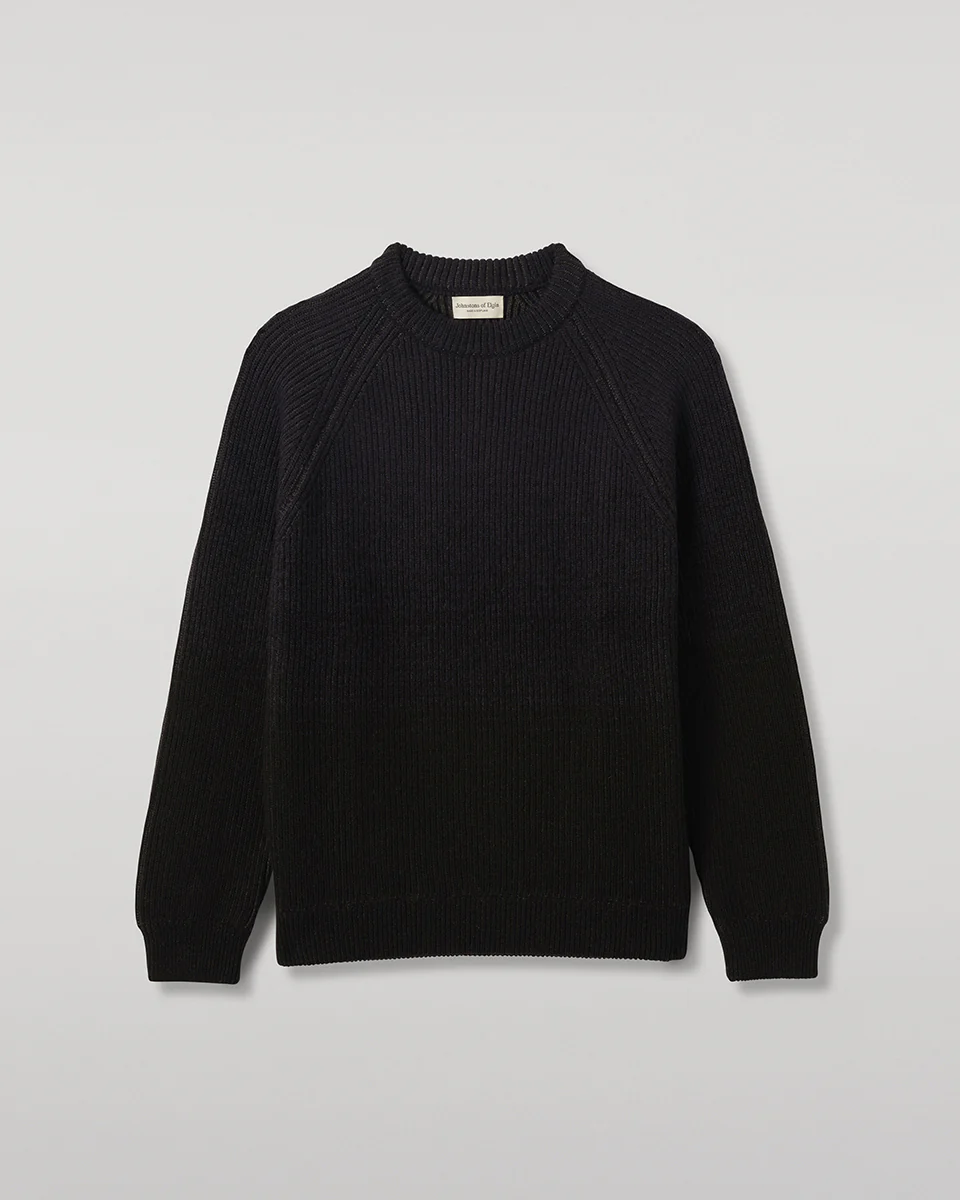 Pioneer Ombre Black Cashmere Jumper - Image 2