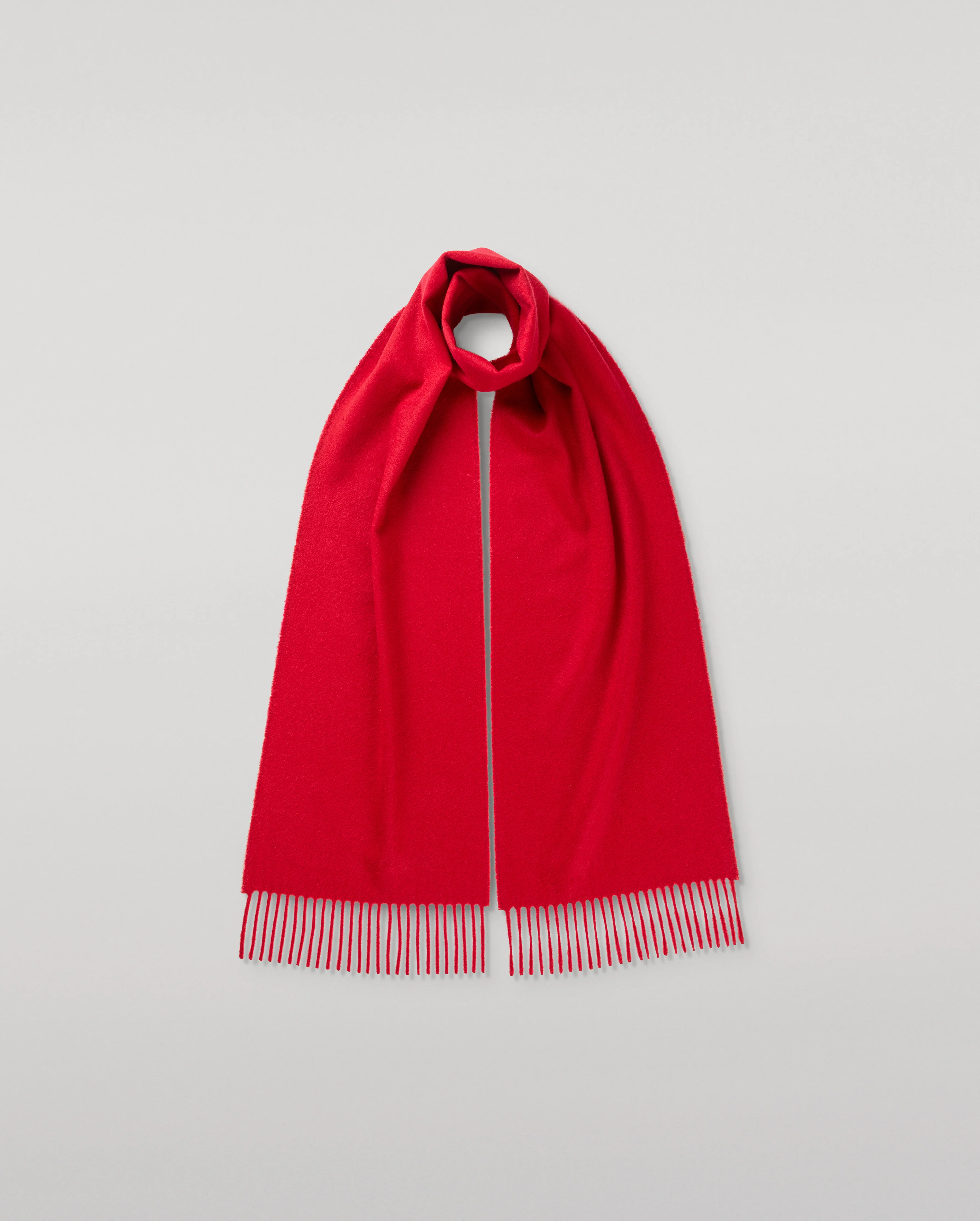 Red Cashmere Scarf