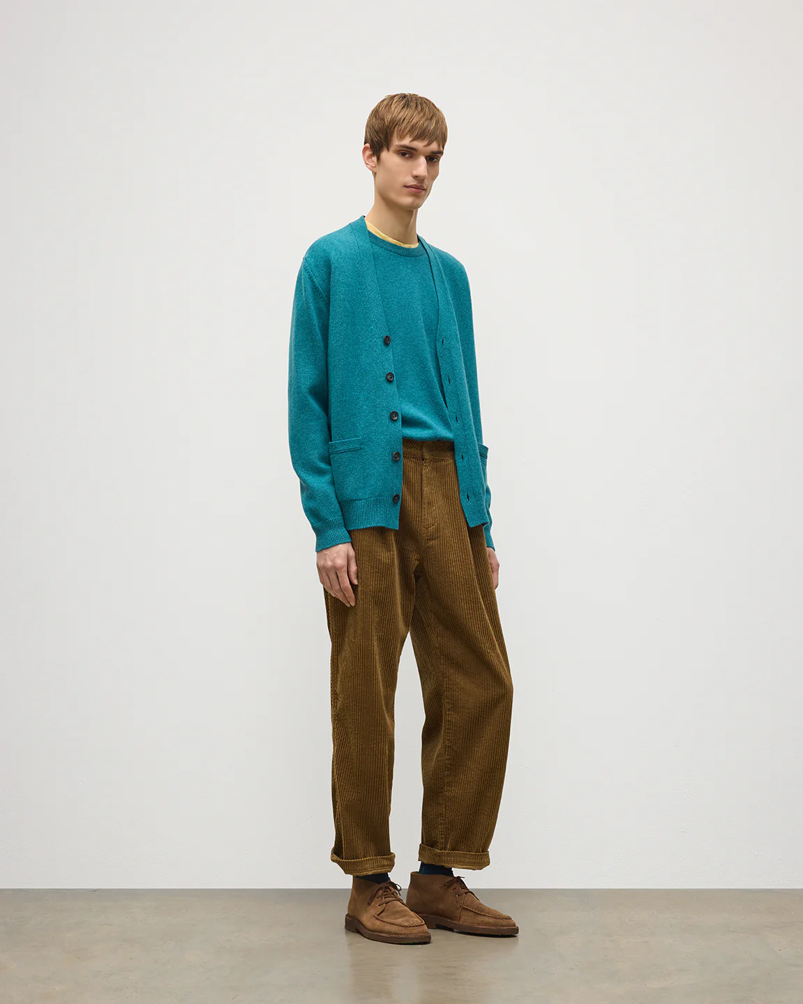 Redpath Green Cashmere Cardigan - Image 3