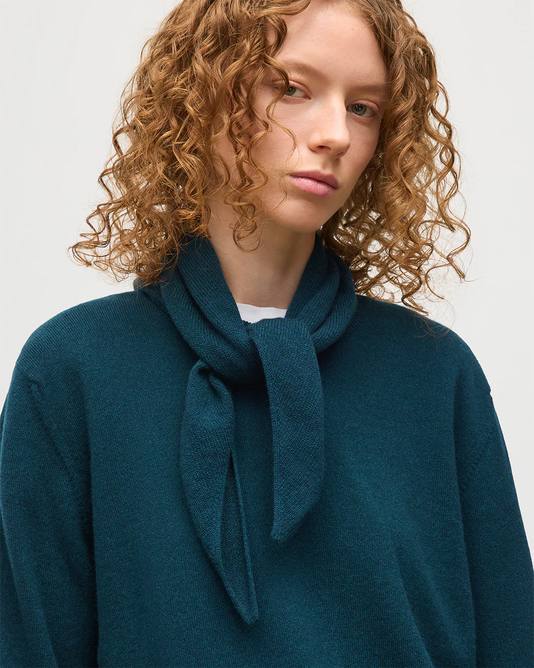 Reel Bottle Green Cashmere Bandana - Image 5