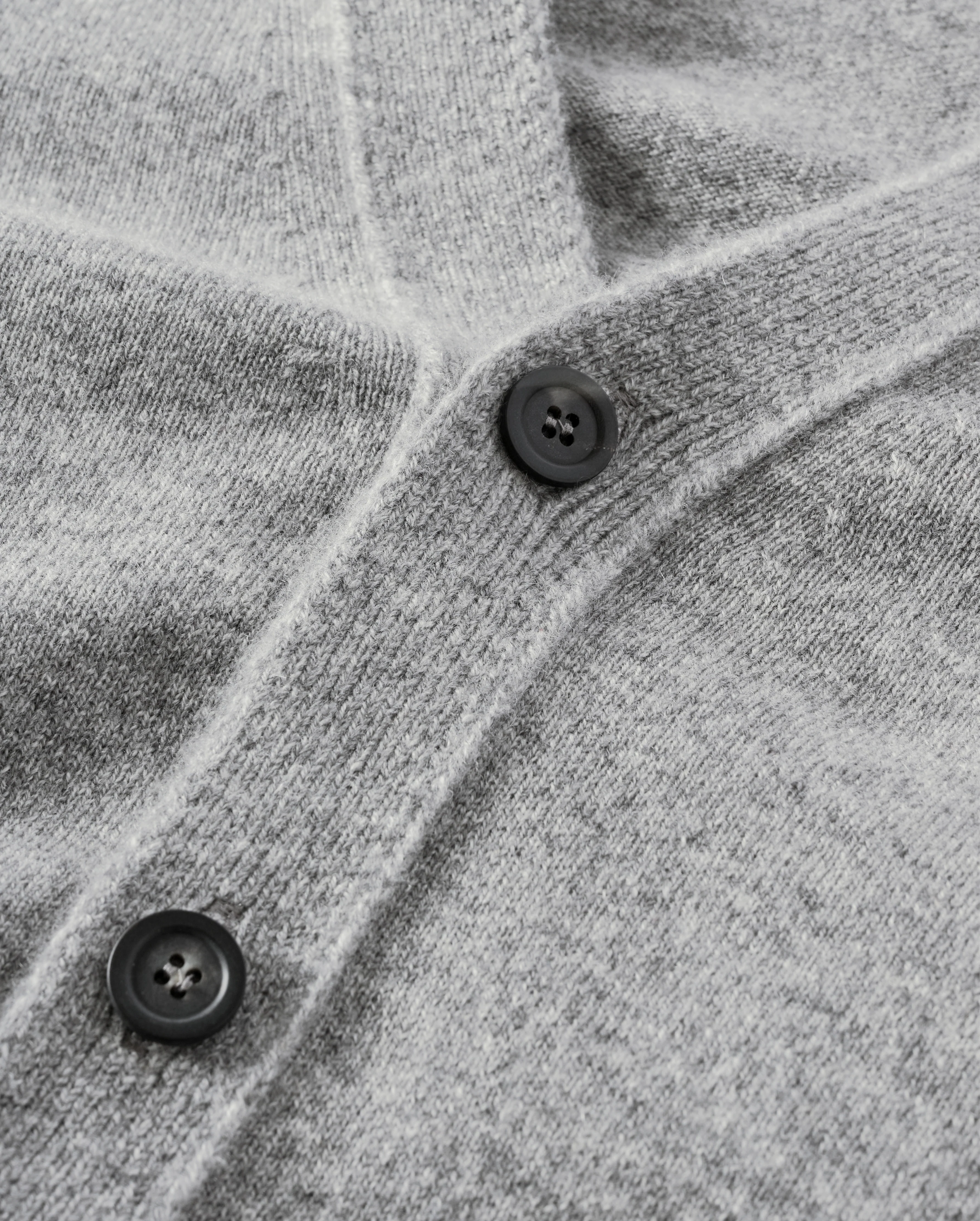Rory Grey Classic Cashmere Cardigan - Image 7