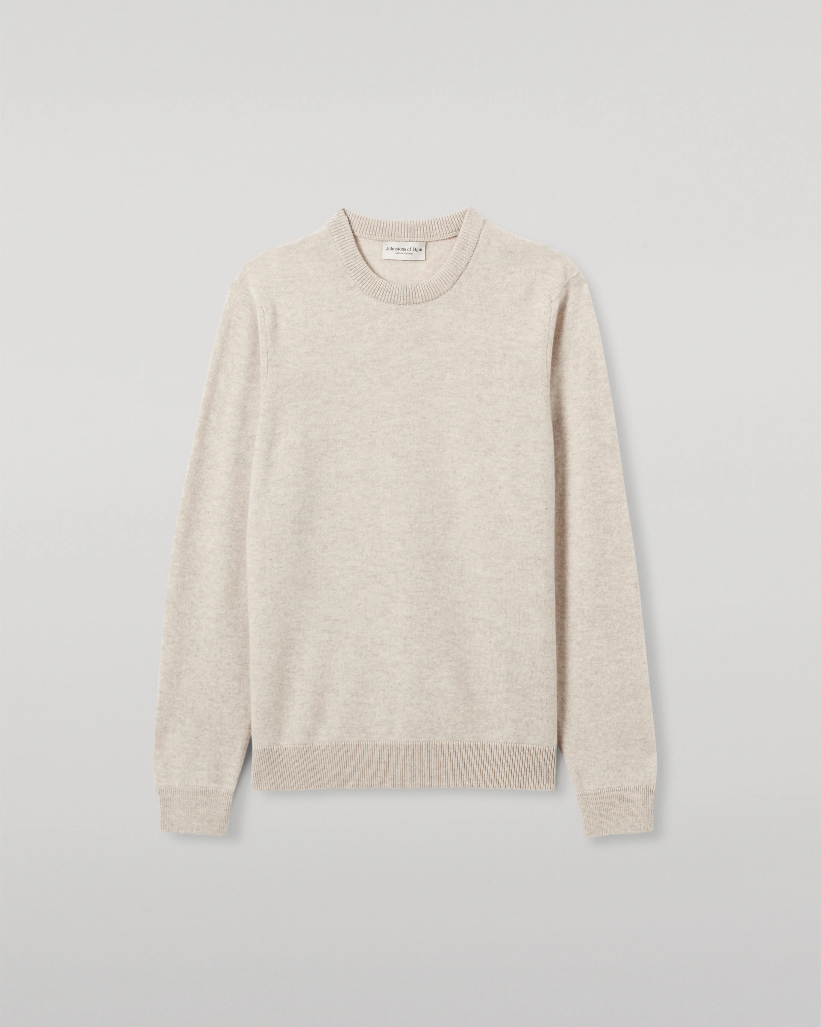 Rory Natural Classic Cashmere Crew Jumper - Image 2