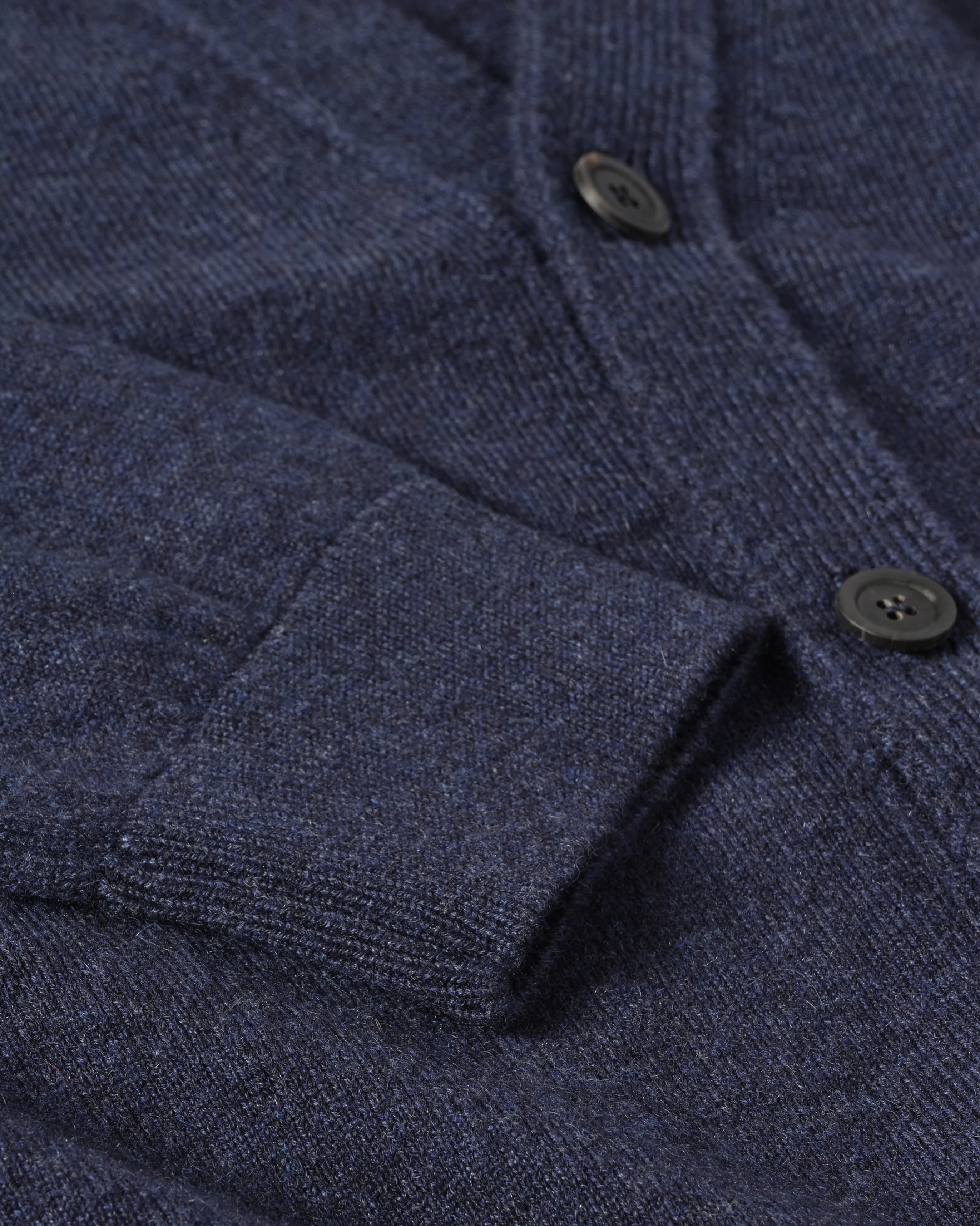 Rory Navy Classic Cashmere Cardigan - Image 7